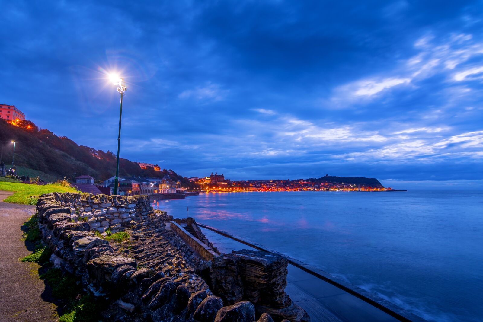 Tokina AT-X Pro 11-16mm F2.8 DX II sample photo. Scarborough, yorkshire, first light photography