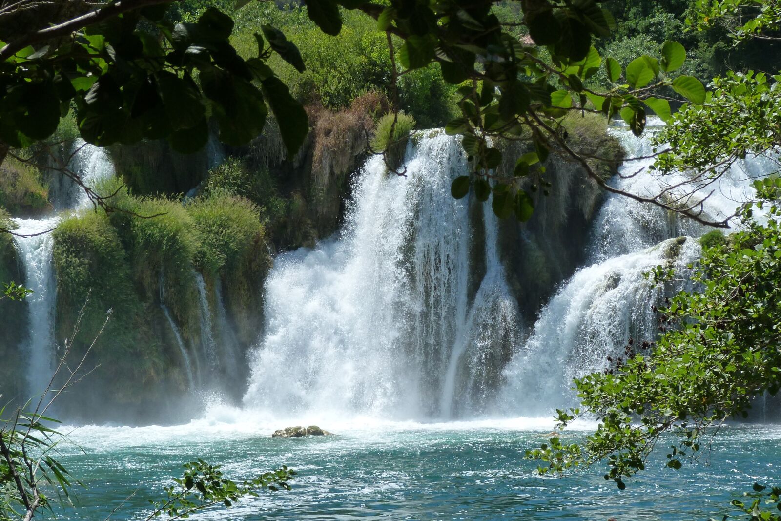 Panasonic Lumix DMC-FZ40 (Lumix DMC-FZ45) sample photo. Waterfall, krka, croatia photography