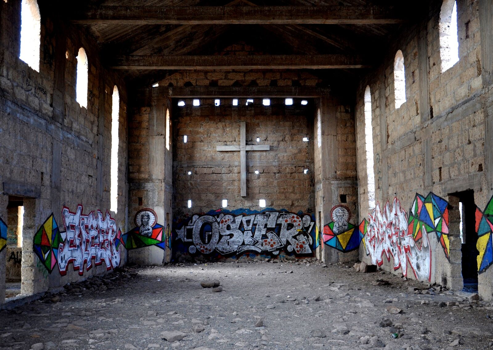 Nikon D5000 sample photo. Church, old, abandoned photography