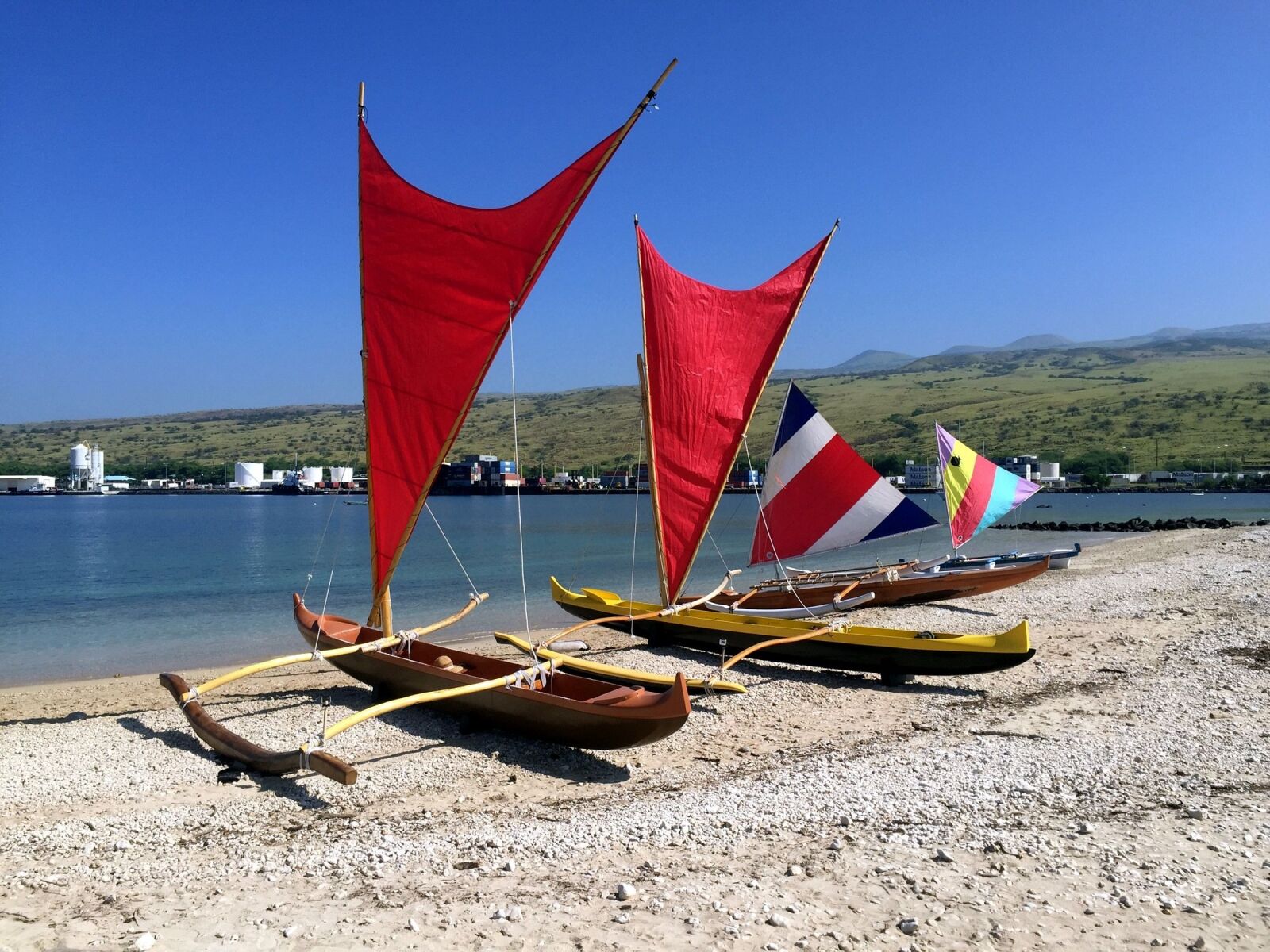 Apple iPhone 6 sample photo. Na pae canoe, beach photography