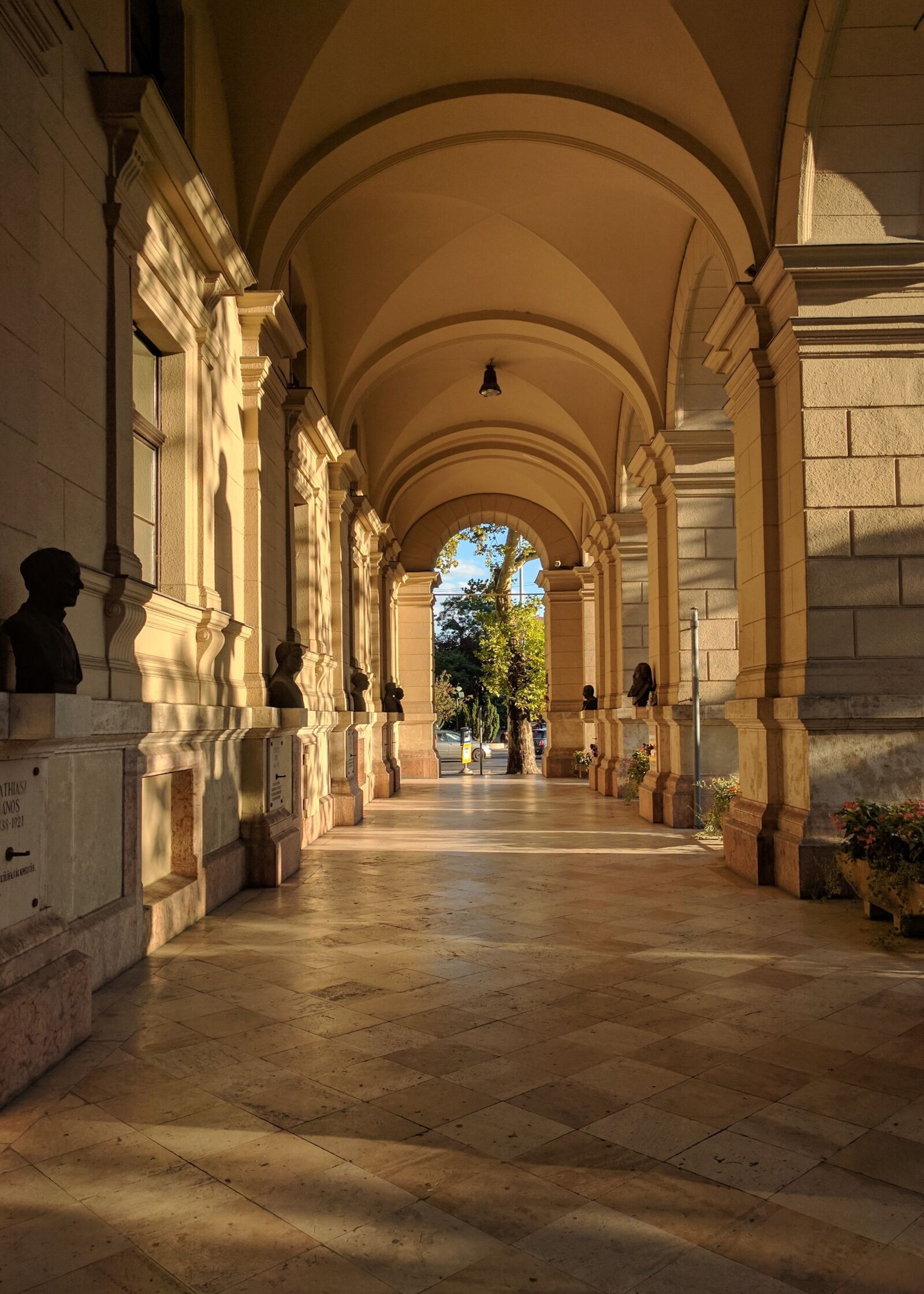LG Nexus 5X sample photo. Sunset, corridor, architecture photography