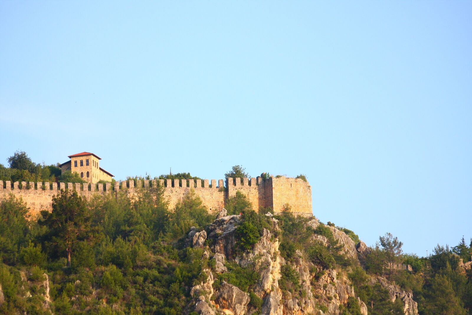 Canon EOS 40D sample photo. Castle, alanya, tower photography