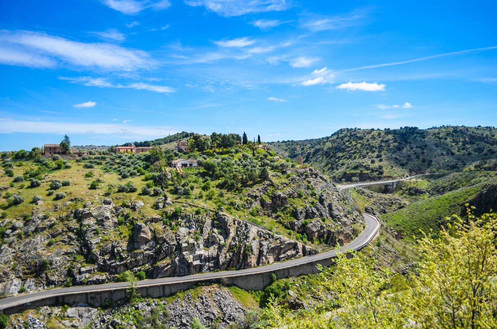 Nikon D5100 sample photo. Road, bergstrasse, toledo photography