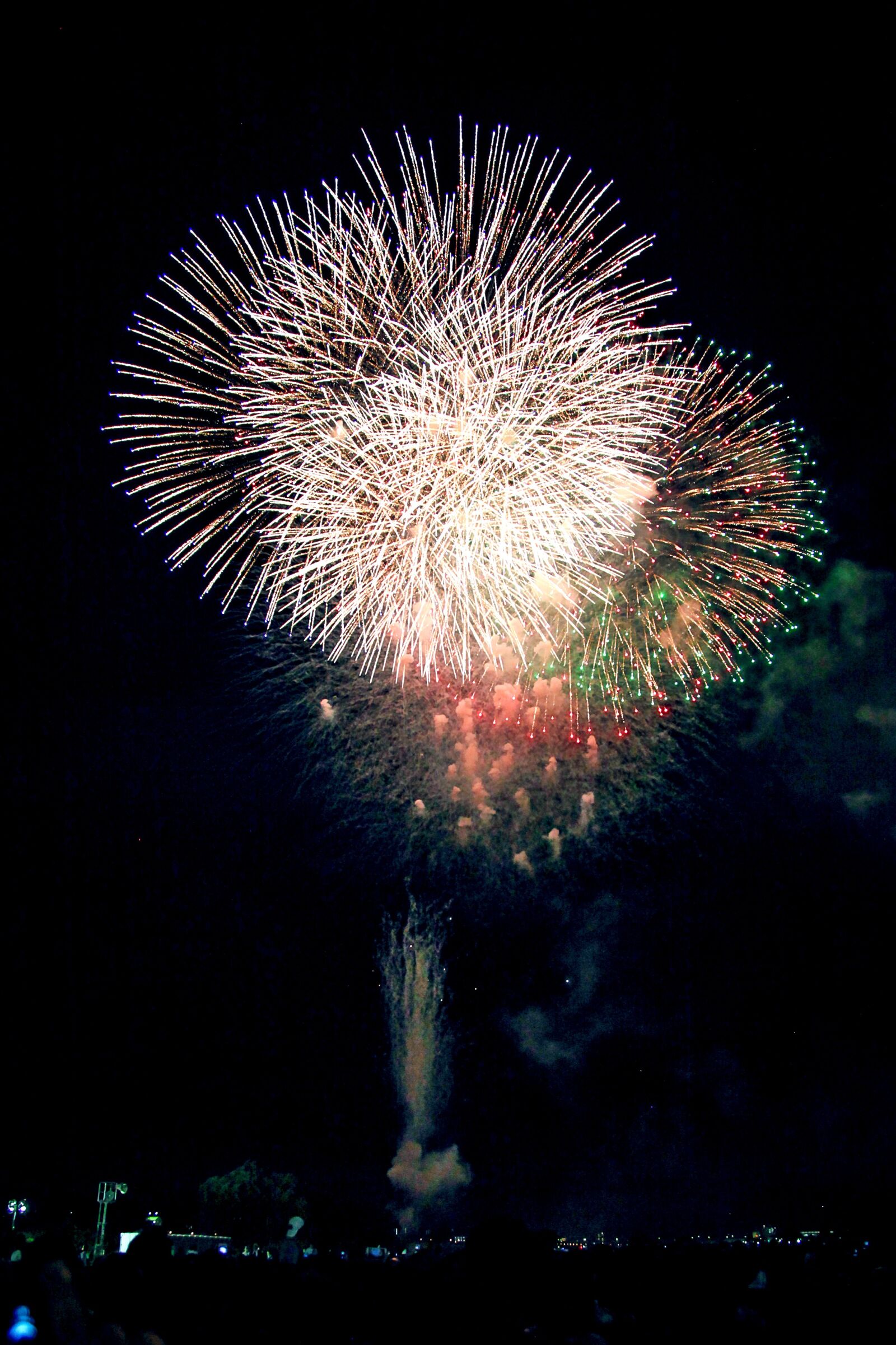 Canon EOS 5D Mark II sample photo. Fireworks, fireworks display, chofu photography