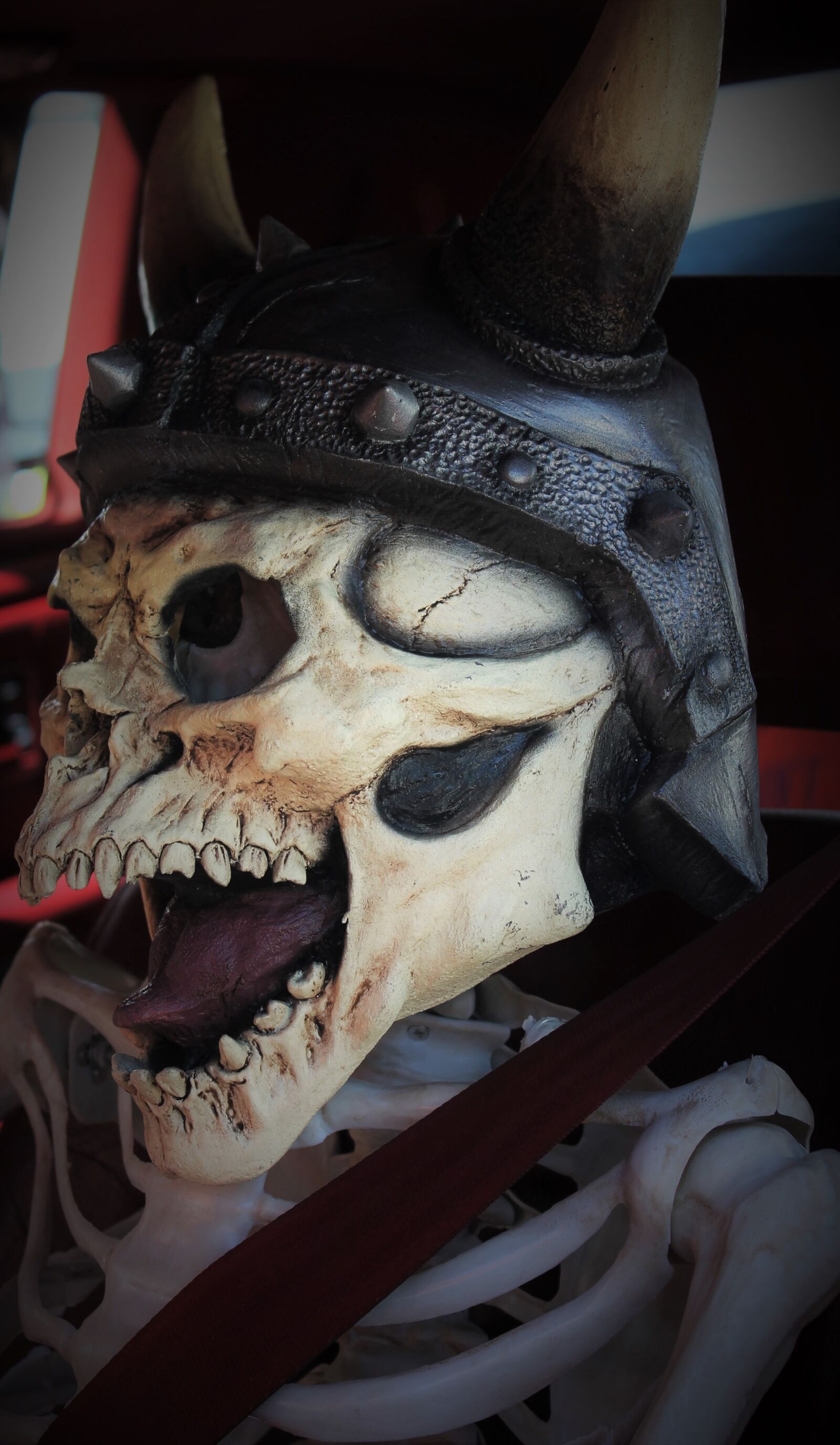 Canon EOS 1100D (EOS Rebel T3 / EOS Kiss X50) sample photo. Viking, viking helmet, skull photography
