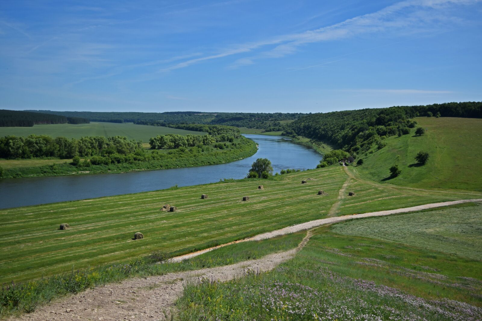 Nikon D5300 sample photo. River, field, landscape photography