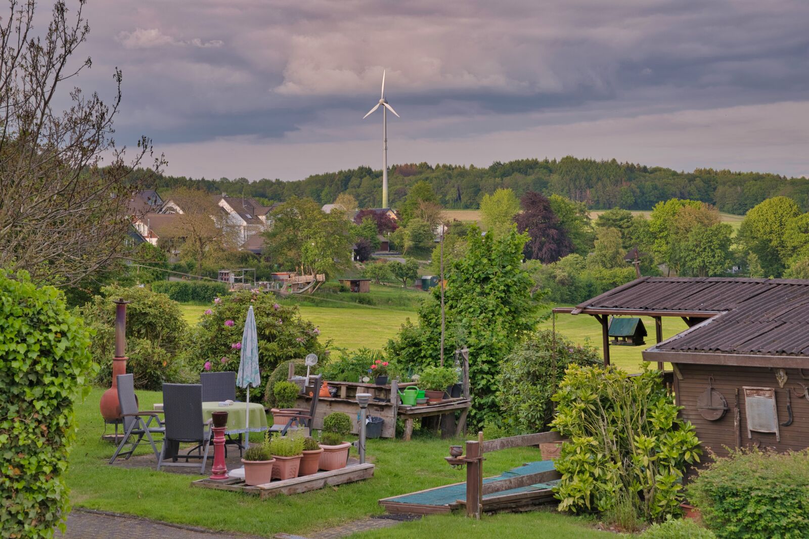 Nikon Nikkor Z 24-70mm F4 S sample photo. Garden, wind power, landscape photography