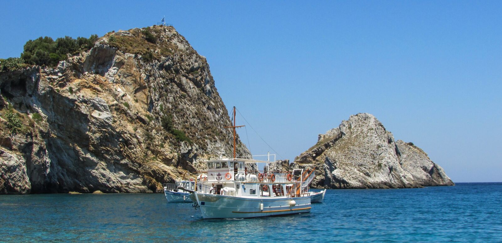 Canon PowerShot SX400 IS sample photo. Greece, skiathos, kastro photography