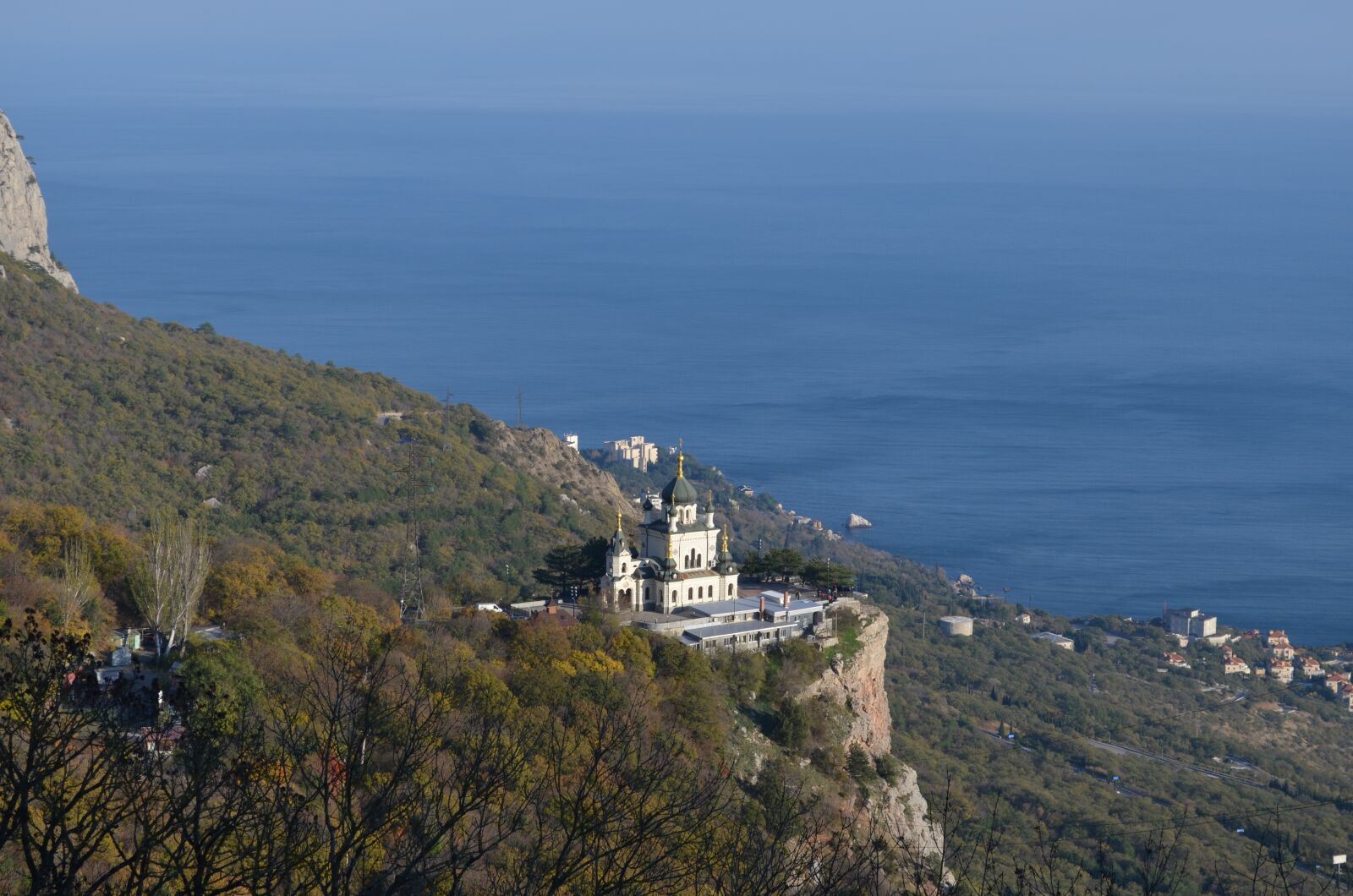Nikon D5100 sample photo. Foros, church, landscape photography