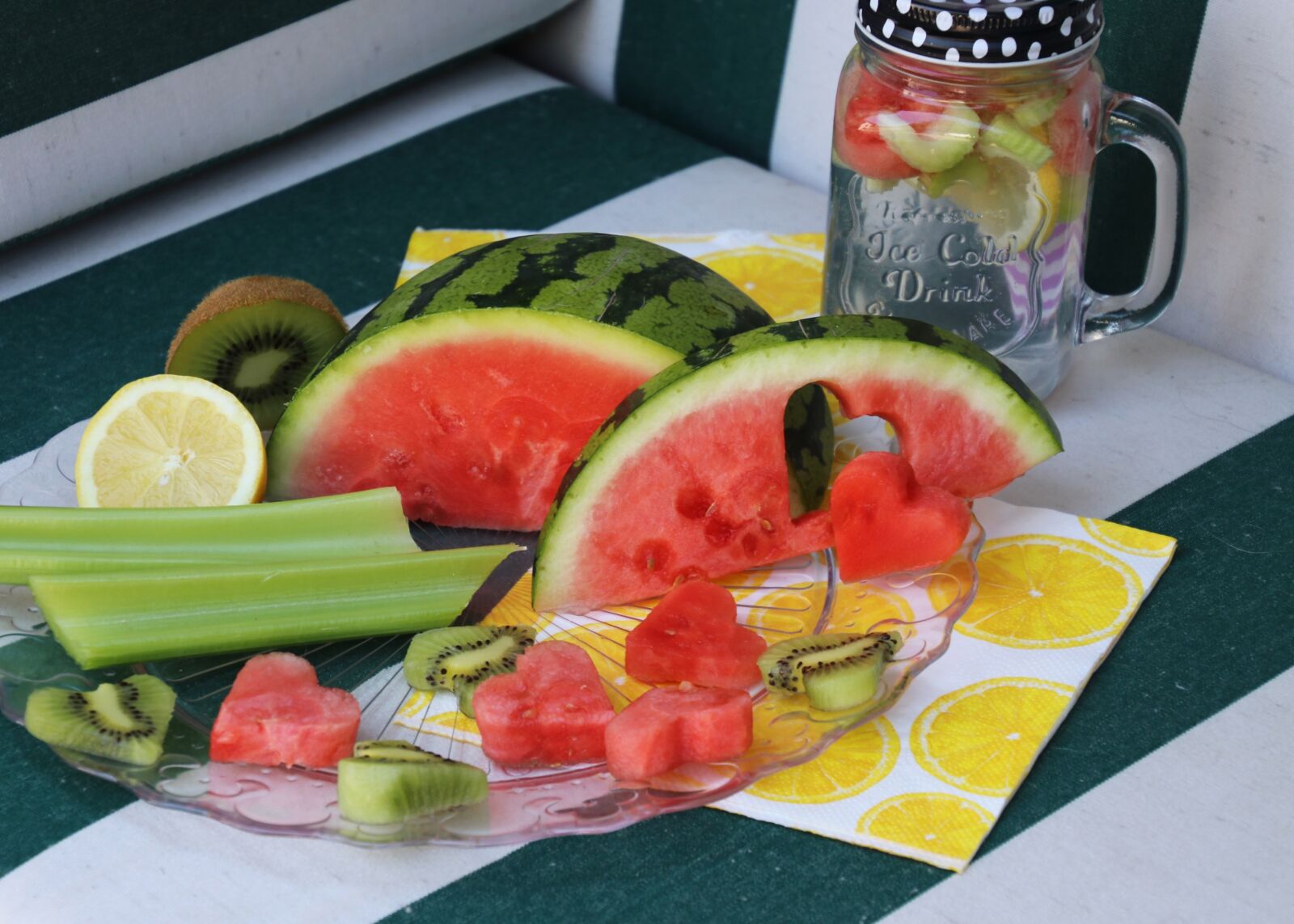 Canon EOS 80D sample photo. Watermelon, heart, fruit photography