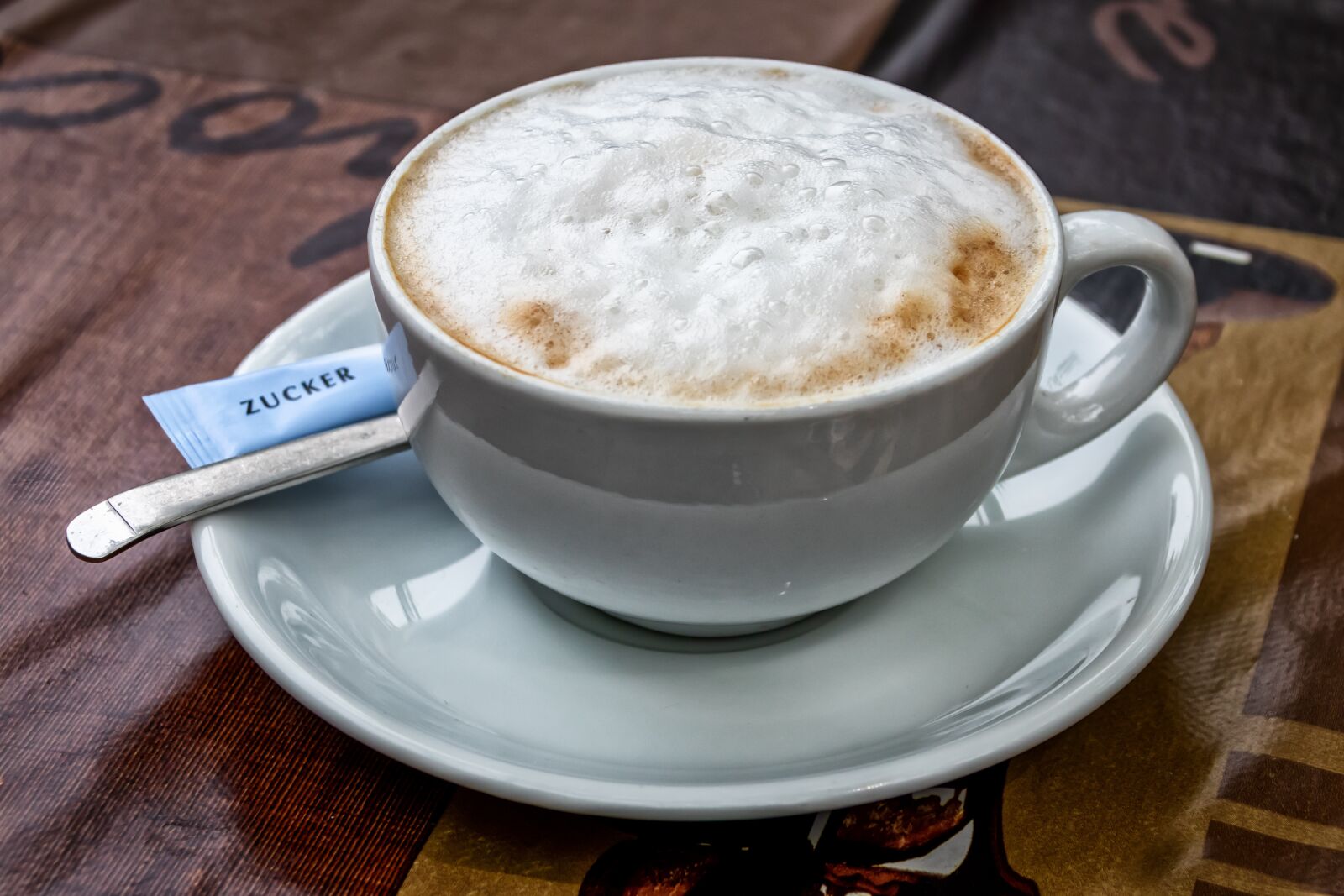 Canon EOS 80D sample photo. Cappuccino, coffee, drink photography