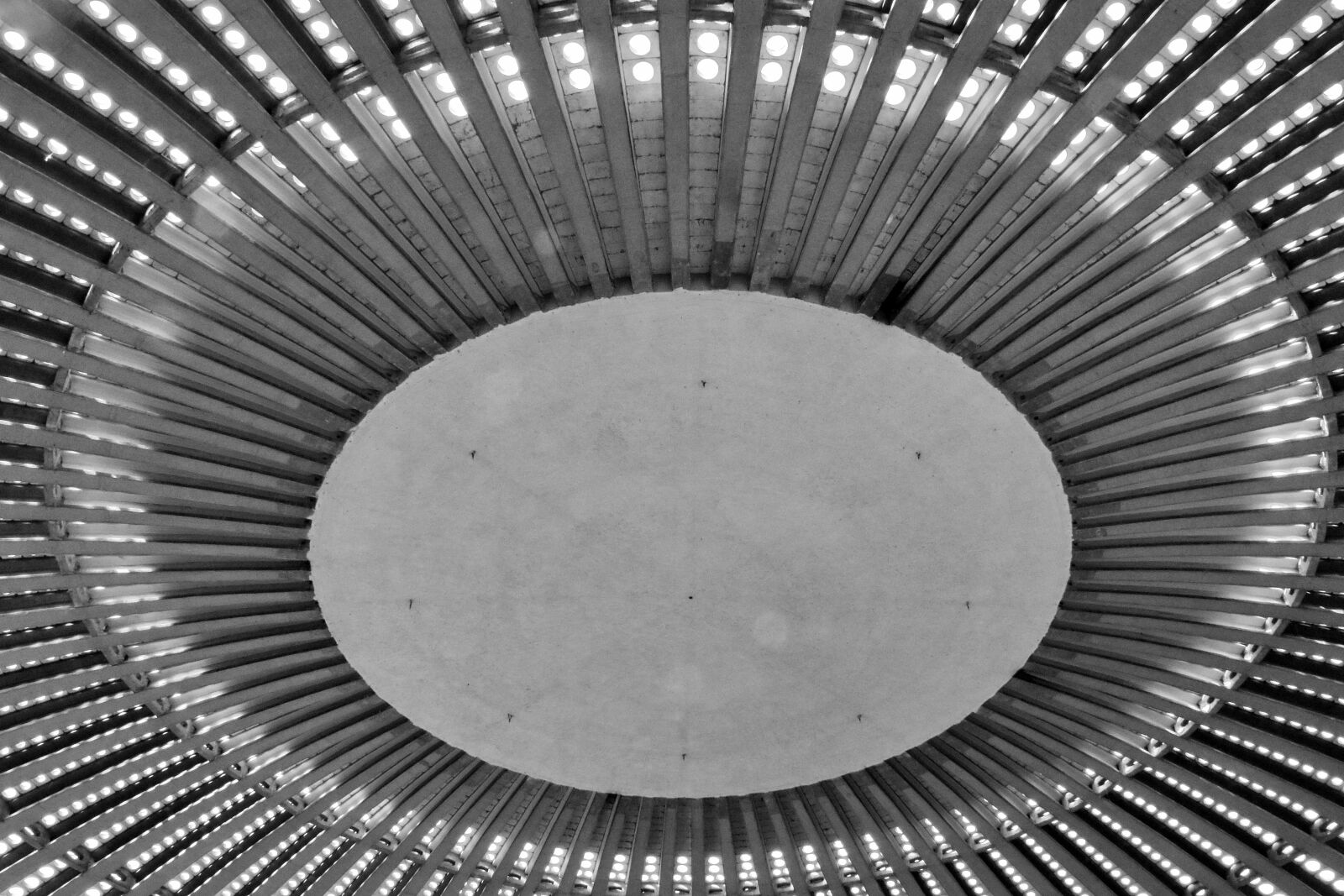 Nikon D5500 sample photo. Architectural style, circle, steel photography