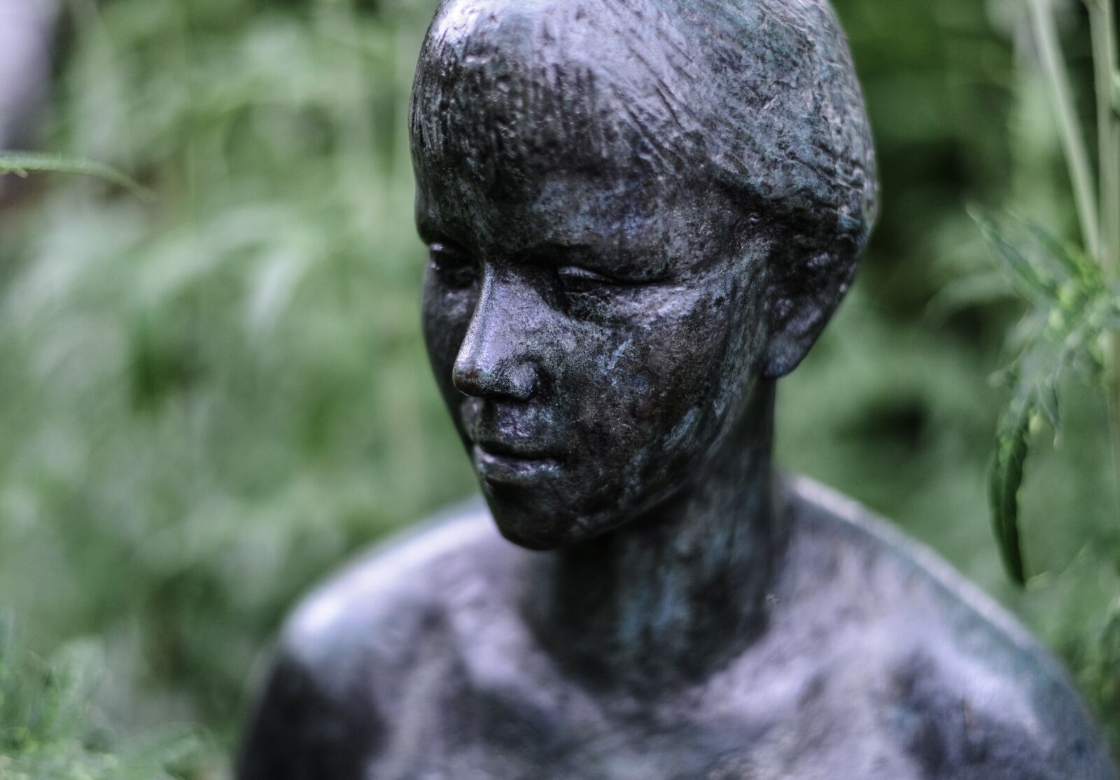 Nikon D610 sample photo. Woman, sculpture, art photography