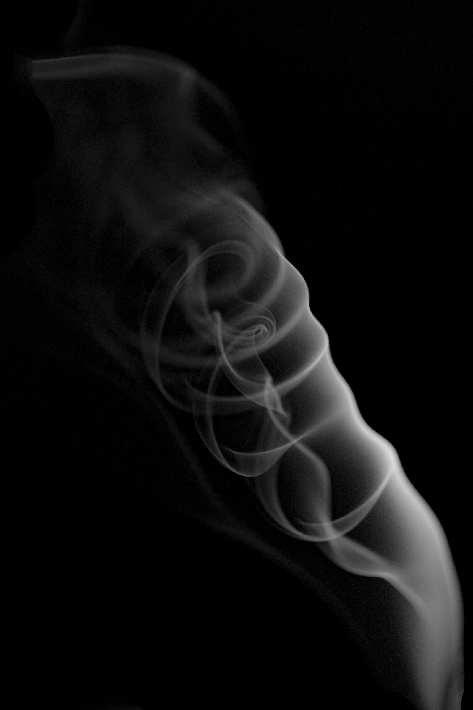 Canon EF 100mm F2.8L Macro IS USM sample photo. Smoke, fire, grey photography