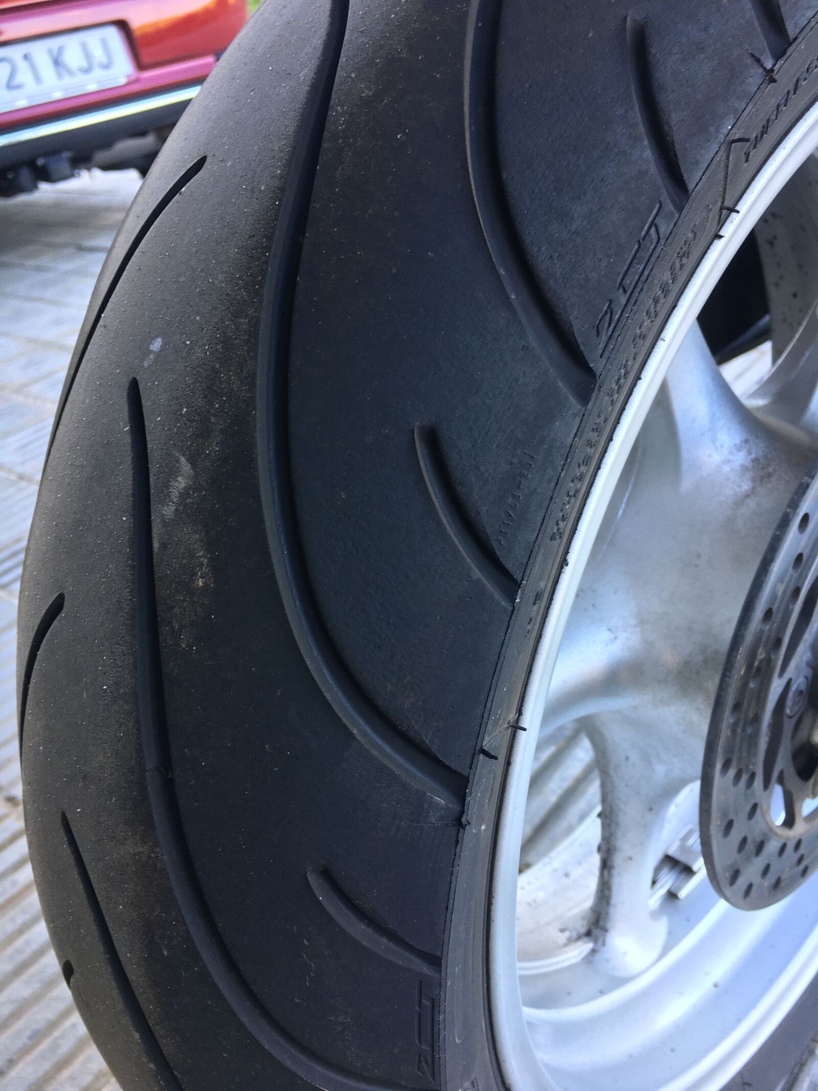 Apple iPhone 6s sample photo. Bike, road, moto photography