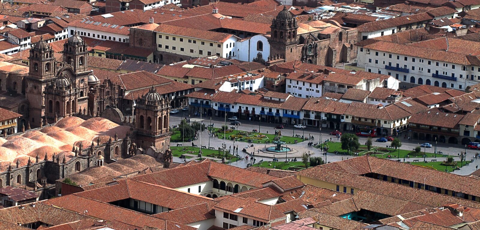 Canon PowerShot SX210 IS sample photo. Cusco, plaza de armas photography