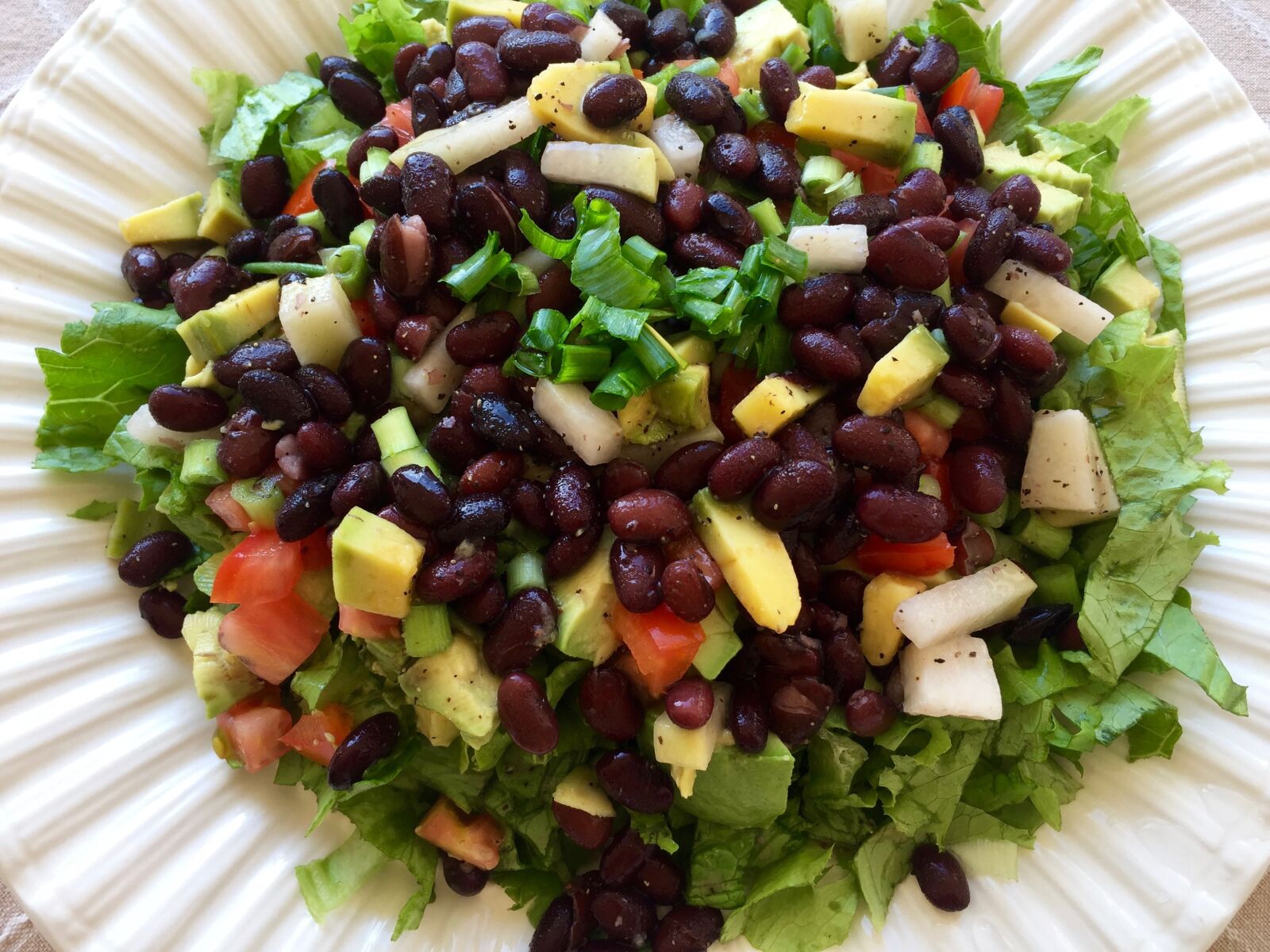 Apple iPhone 6 sample photo. Salad, whole meal, real photography
