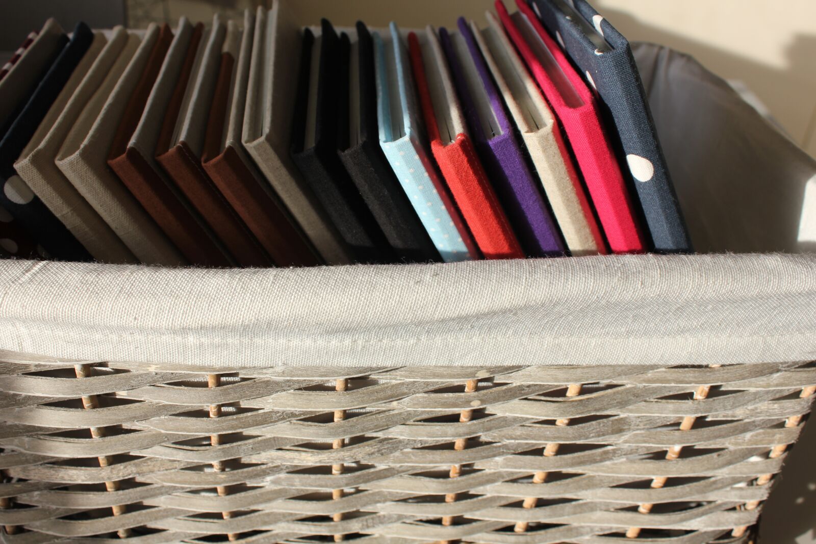 Canon EOS 550D (EOS Rebel T2i / EOS Kiss X4) sample photo. Workbooks, basket, books photography