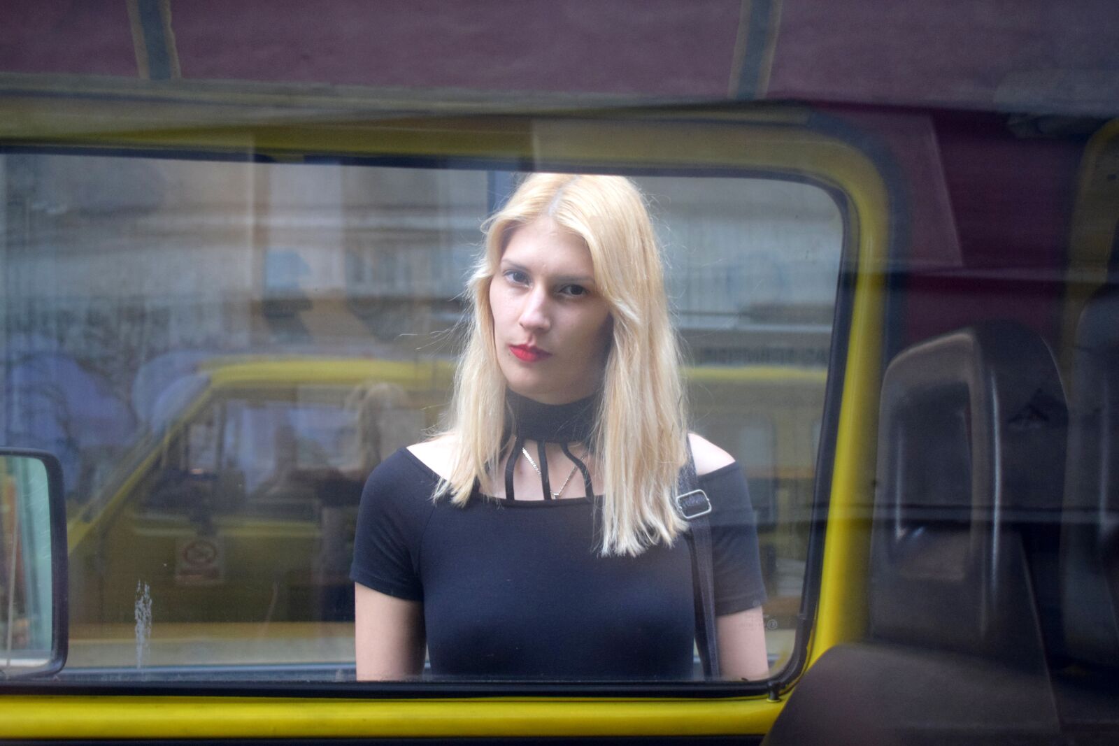 Nikon D5300 sample photo. Old, car, reflection photography