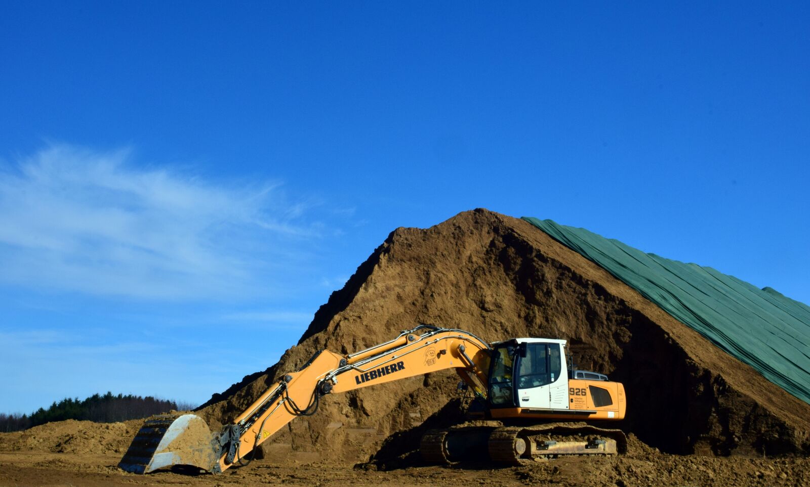 Nikon D3300 sample photo. Excavators, clay, open pit photography