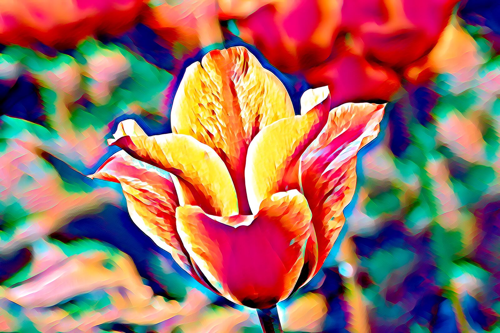 Canon EOS 550D (EOS Rebel T2i / EOS Kiss X4) sample photo. Tulip, flower, blossom photography