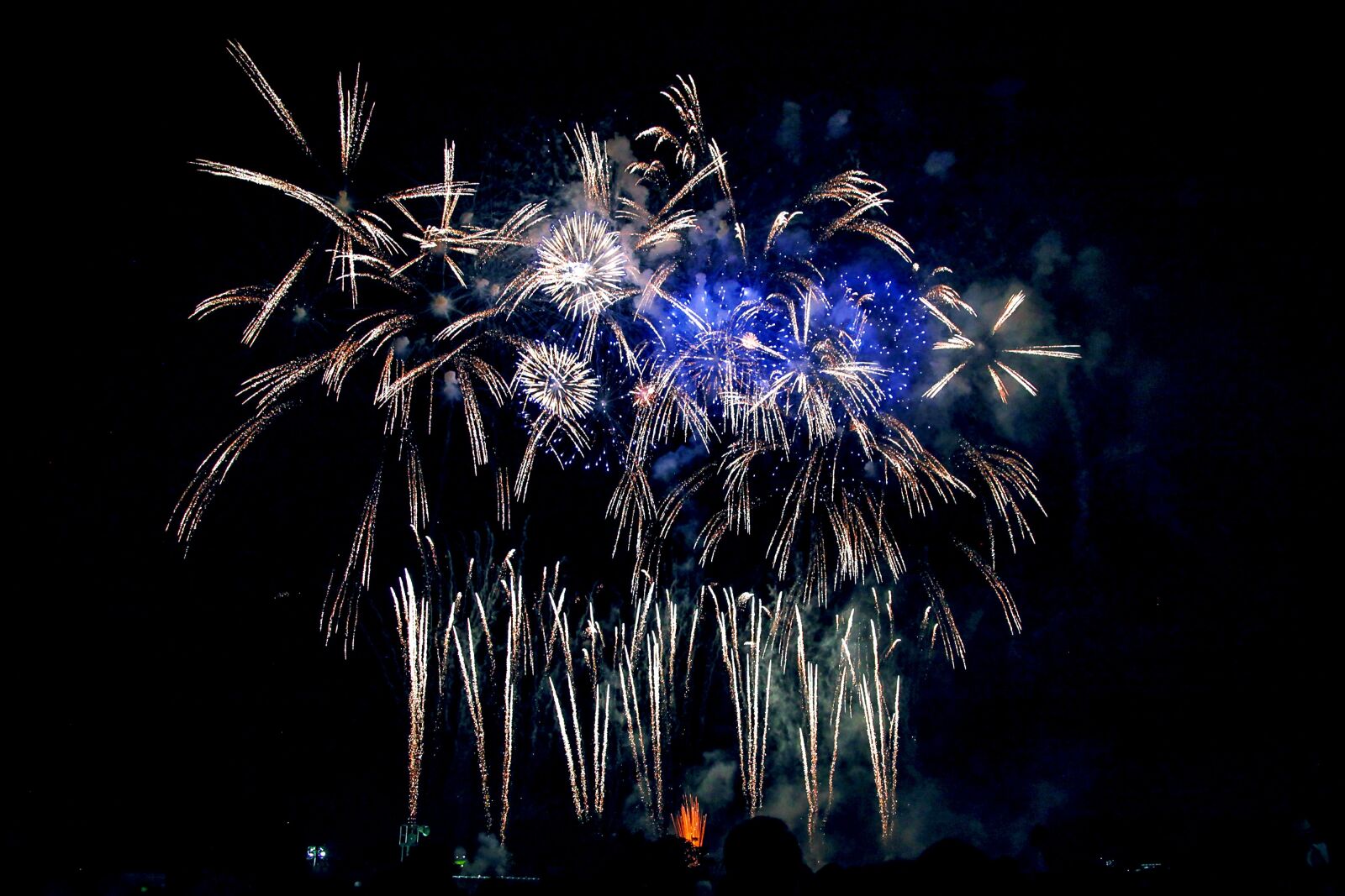Canon EOS 5D Mark II sample photo. Fireworks, fireworks display, chofu photography