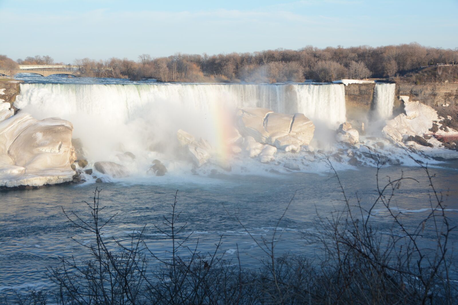 Nikon D7100 sample photo. Niagara falls, snow, ice photography