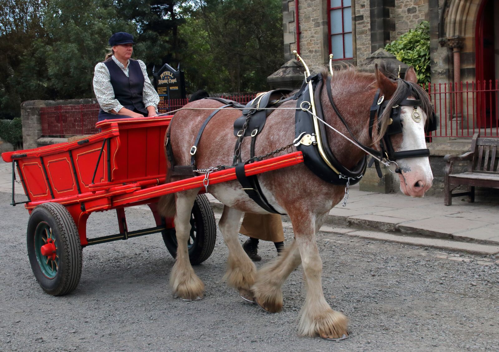 Canon EOS 80D sample photo. Horse, cart, beamish photography