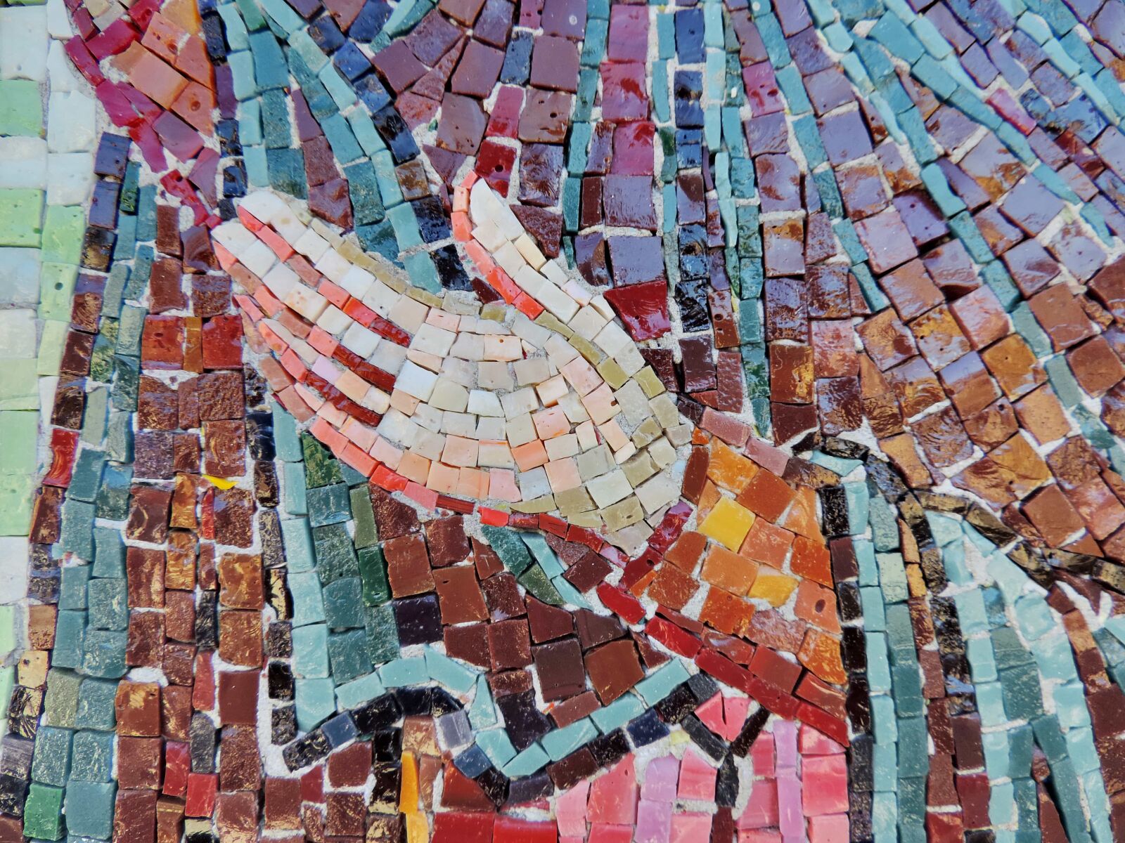 Nikon Coolpix P520 sample photo. Mosaic, pattern, art, wall photography