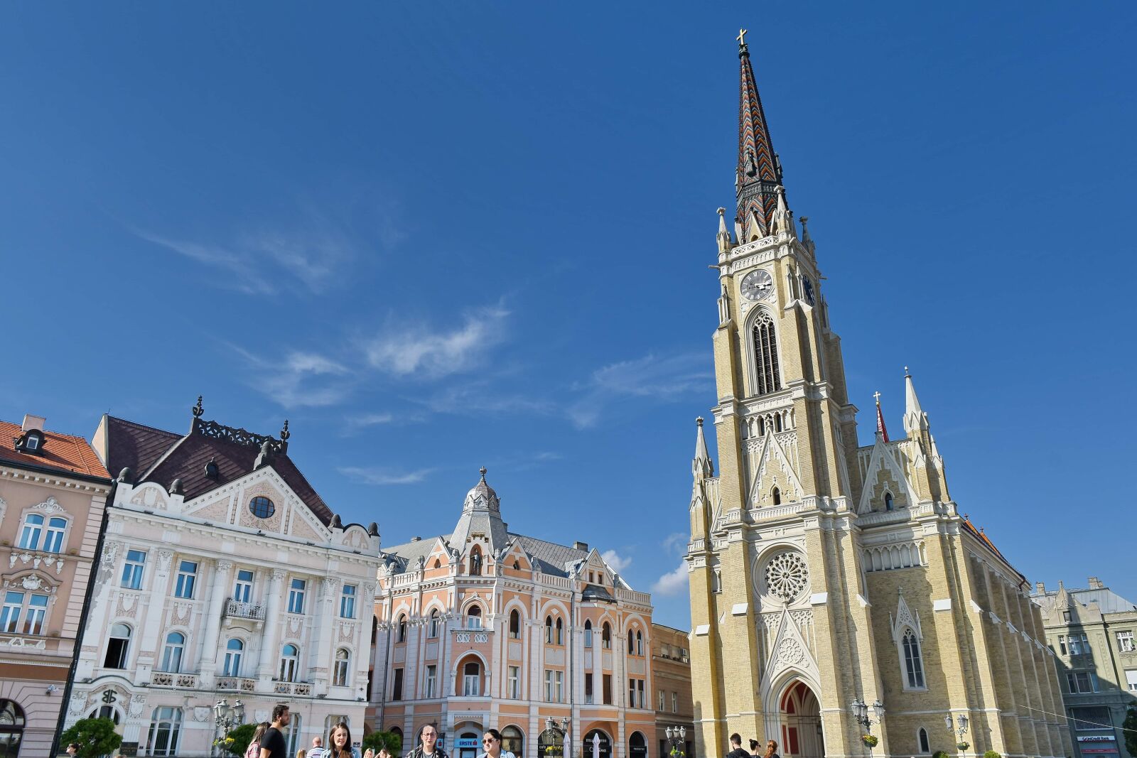 Nikon D5500 sample photo. Church tower, downtown, tourist photography