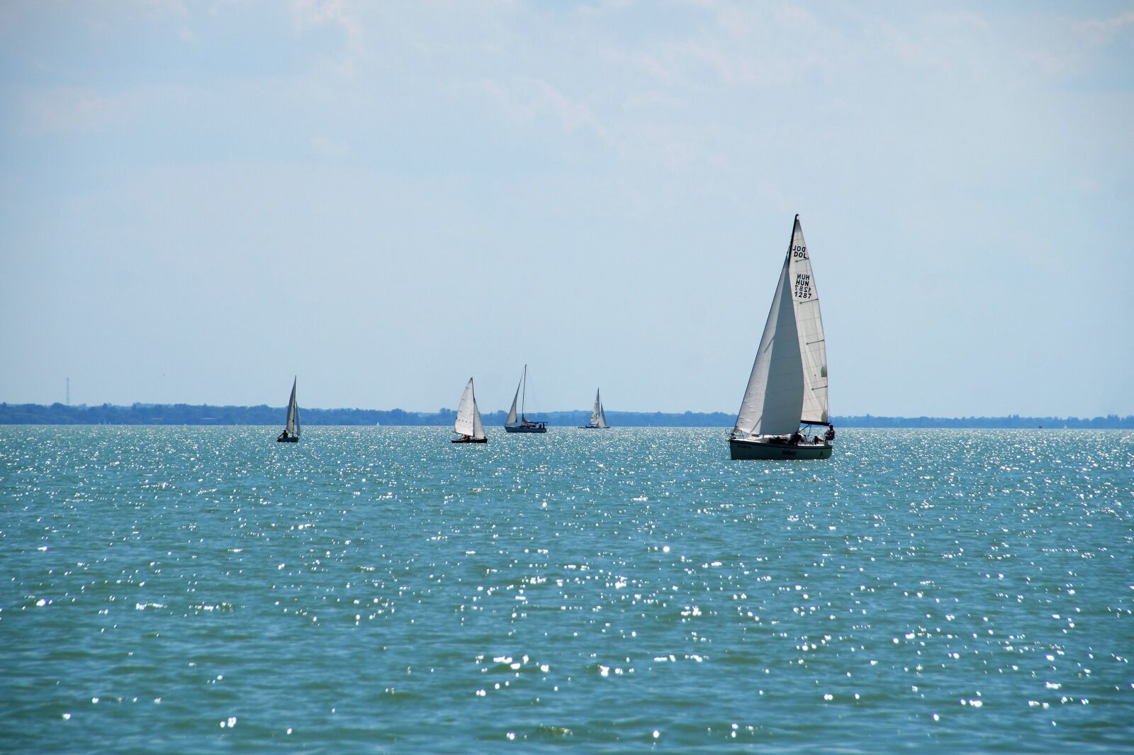 Sony SLT-A58 sample photo. Lake, balaton, water area photography
