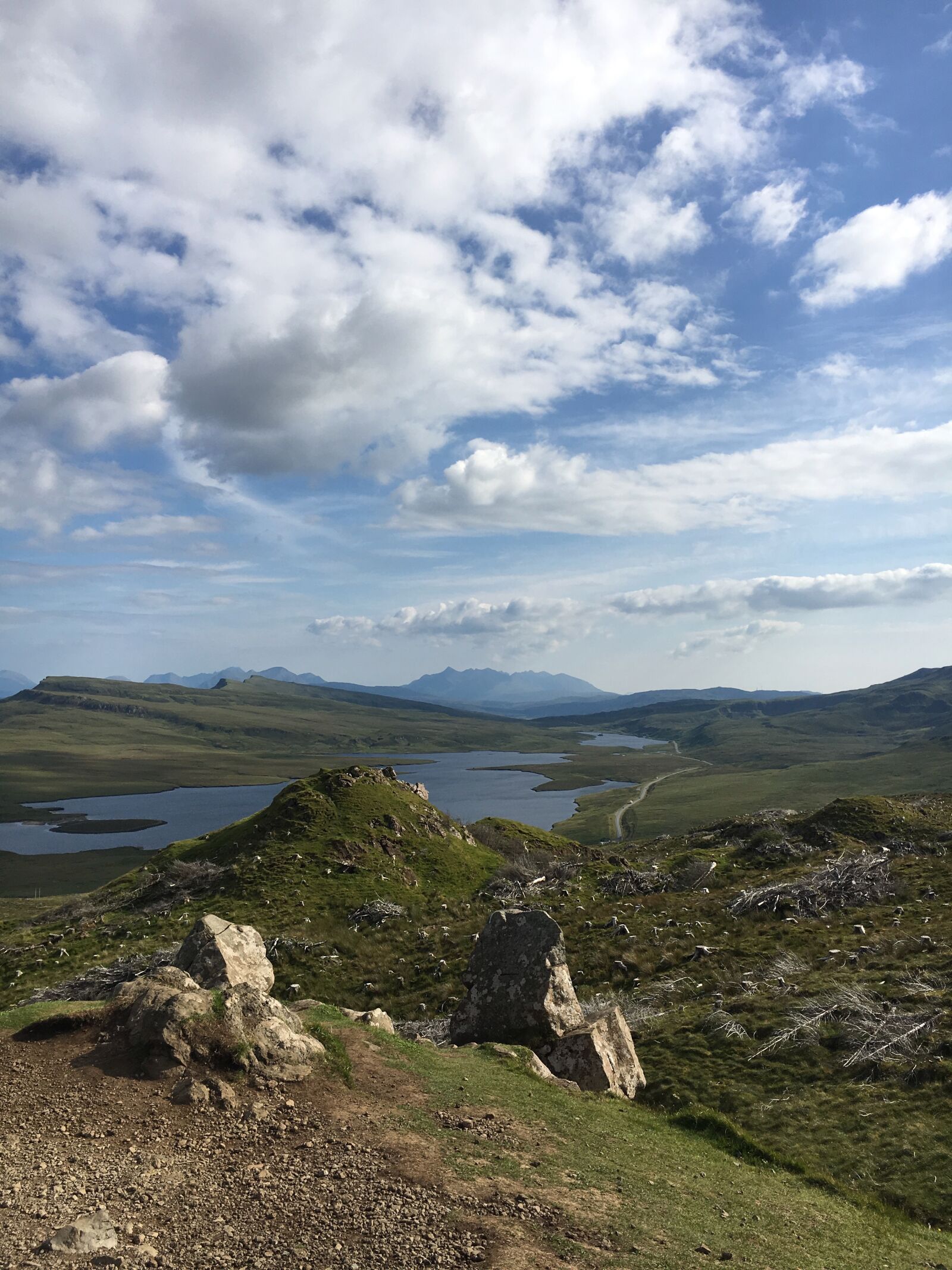 Apple iPhone 6s sample photo. Scotland, clouds, lake photography