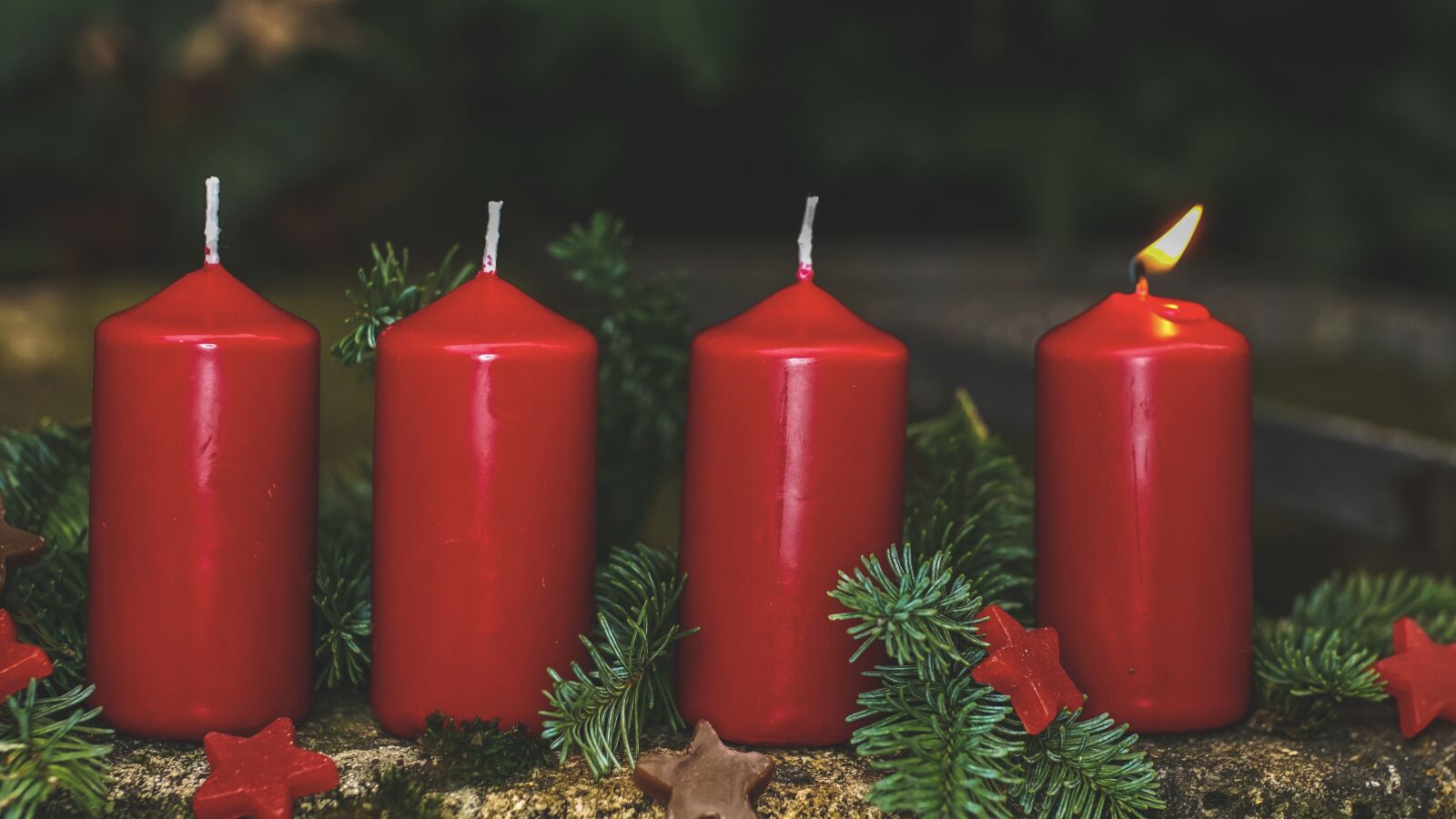 35mm F1.4 sample photo. Advent, one, advent candles photography
