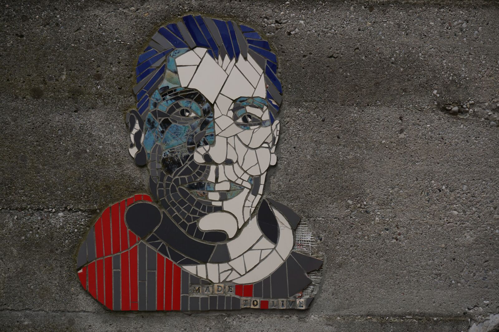 Sony a6000 sample photo. Mosaic, concrete, design photography