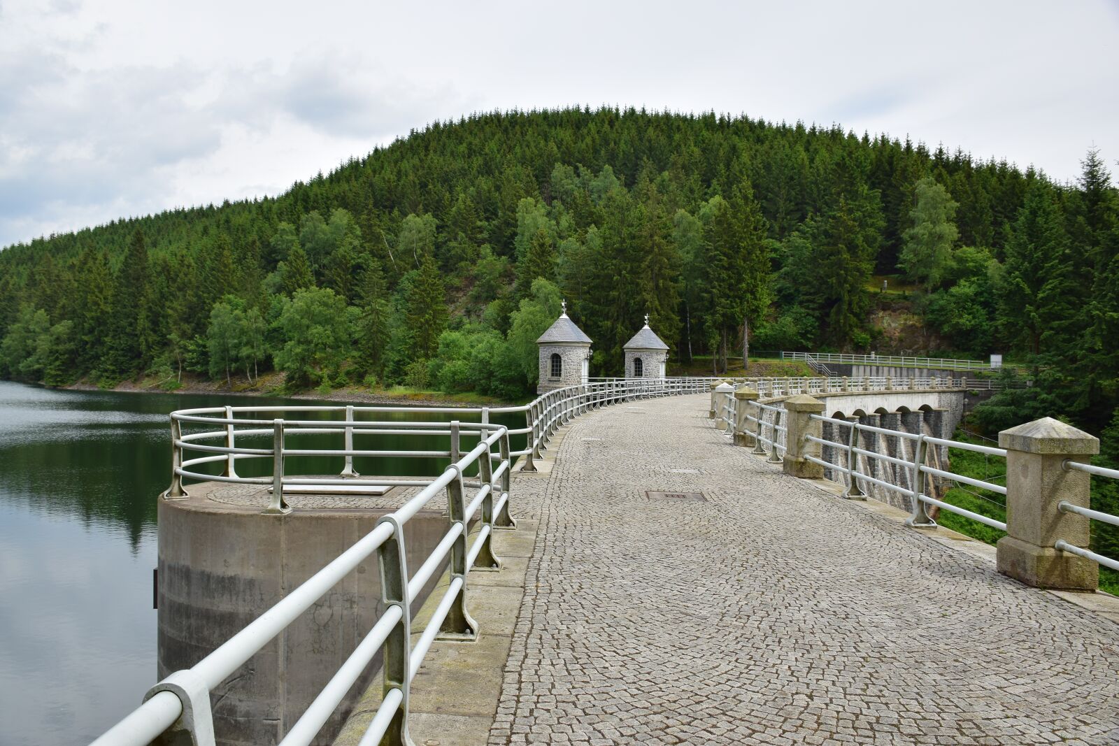 Nikon D5300 sample photo. Dam, barrier wall, neustadt photography