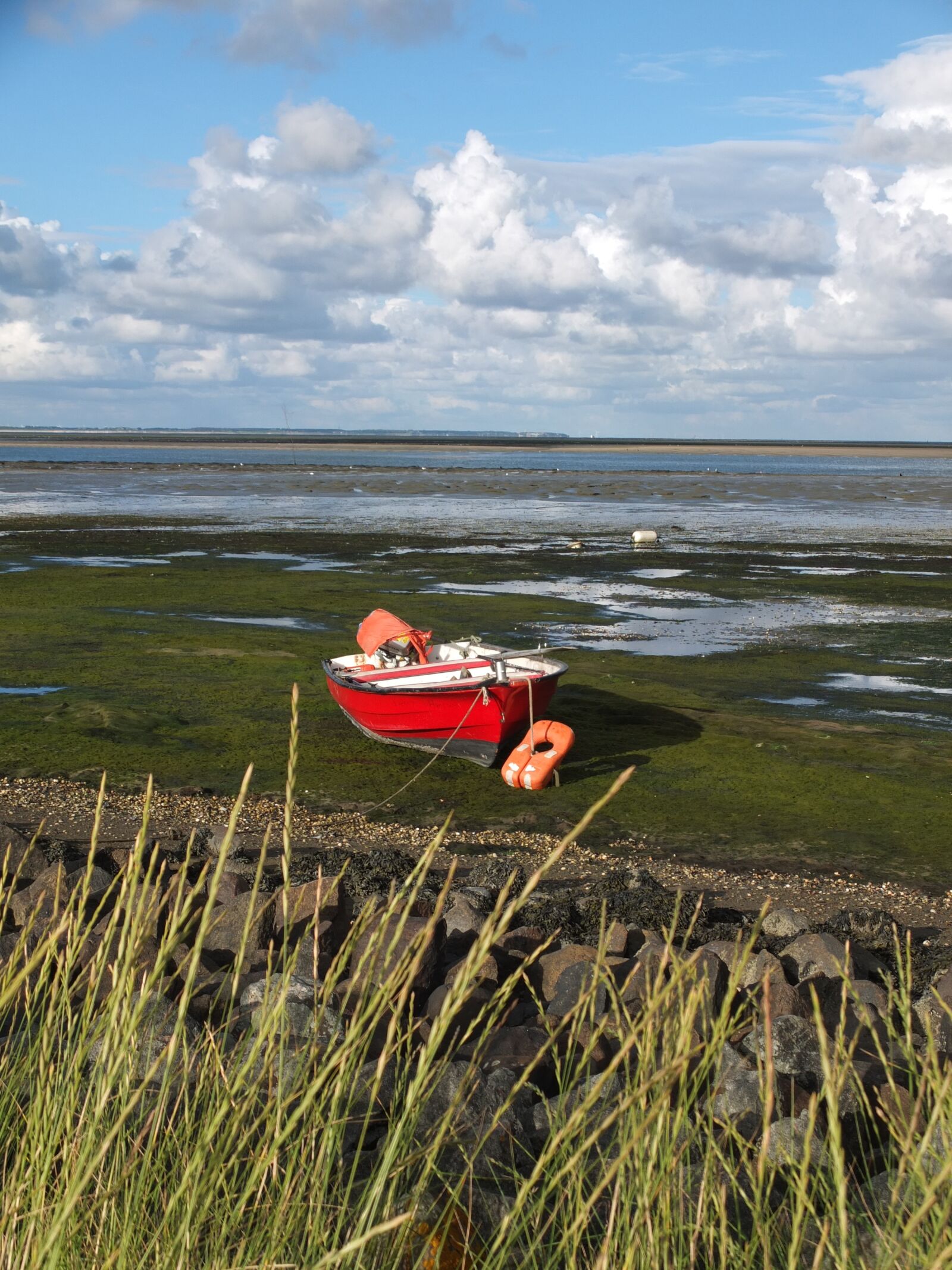 Fujifilm X10 sample photo. Amrum, ebb, sea photography