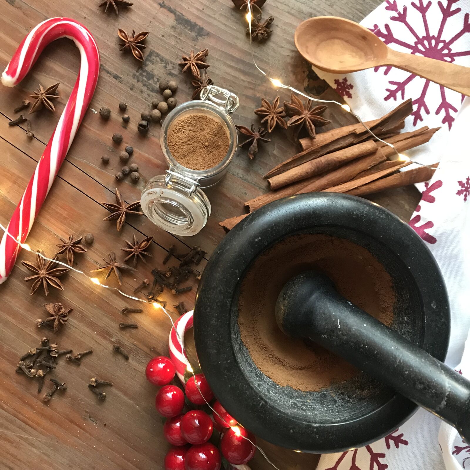 Apple iPhone 7 sample photo. Spice, allspice, anise photography