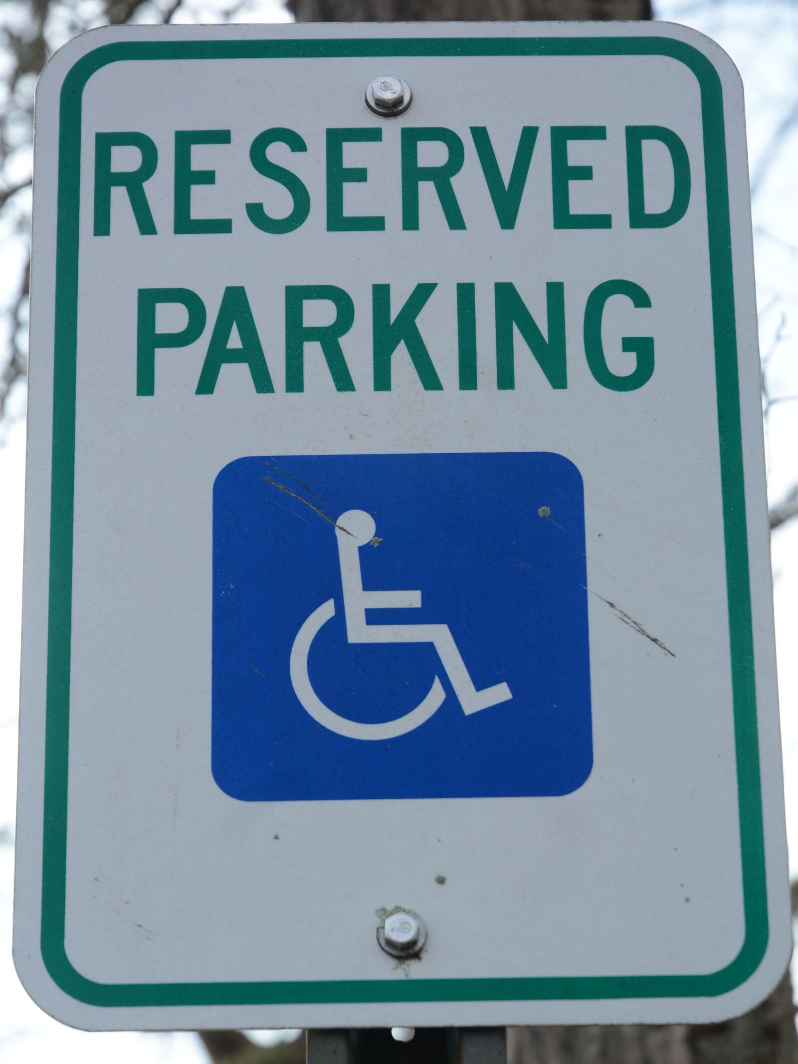 Nikon D5200 sample photo. Accessible, handicap, parking, reserved photography