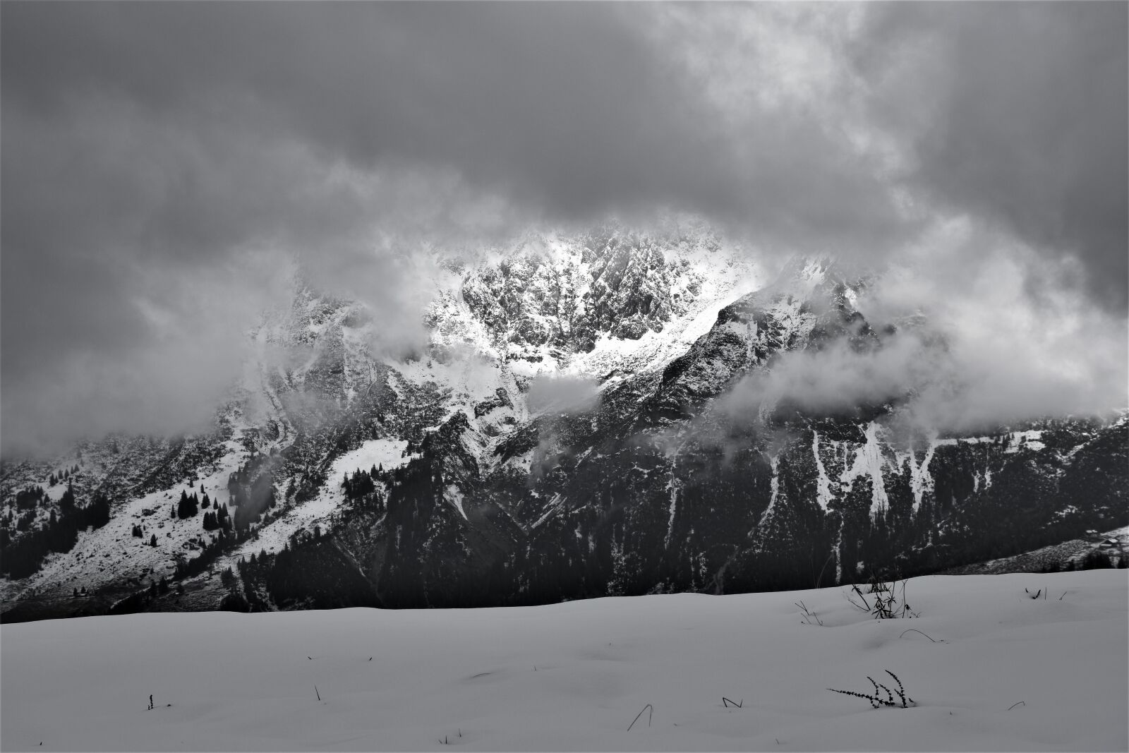 Nikon D7200 sample photo. Snow, mountains, alpine photography