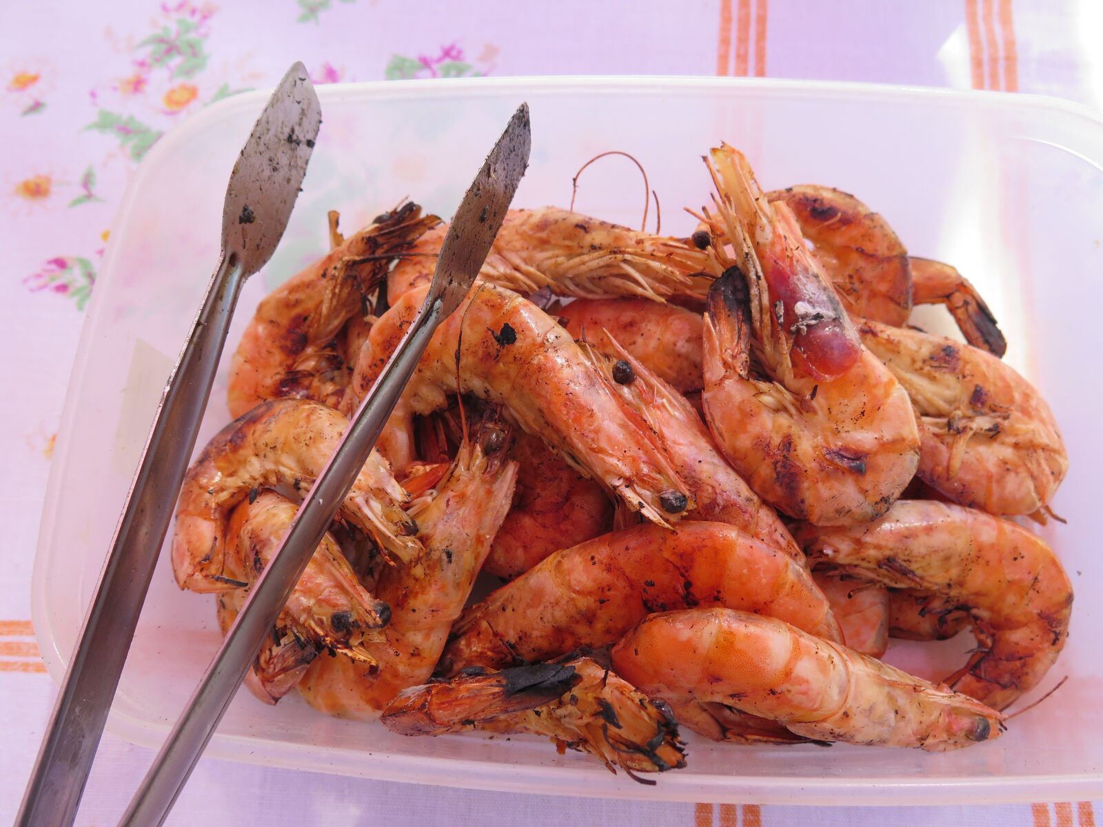 Canon PowerShot G16 sample photo. Shrimps, bbq, food photography