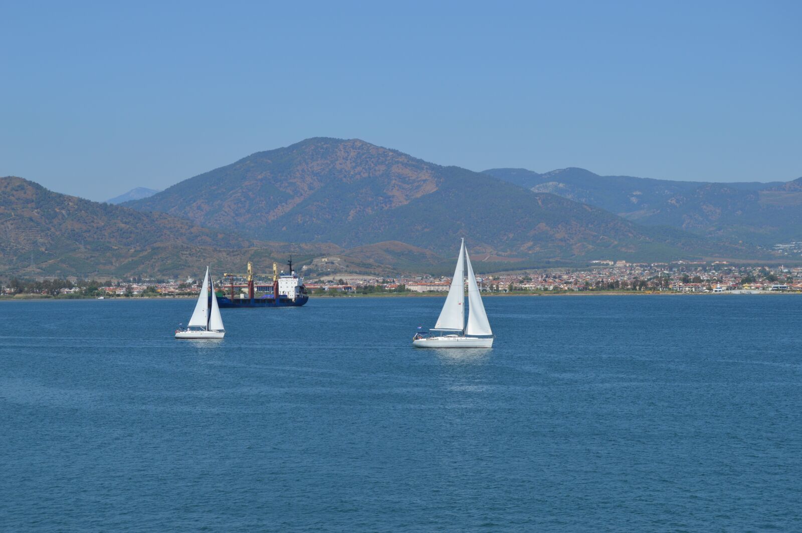 Nikon D3200 sample photo. Sea, turkey, mountains photography