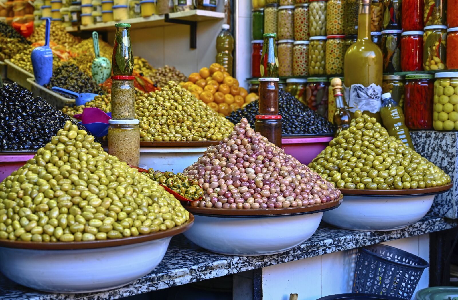 Nikon Z7 sample photo. Souk, market, marrakech photography
