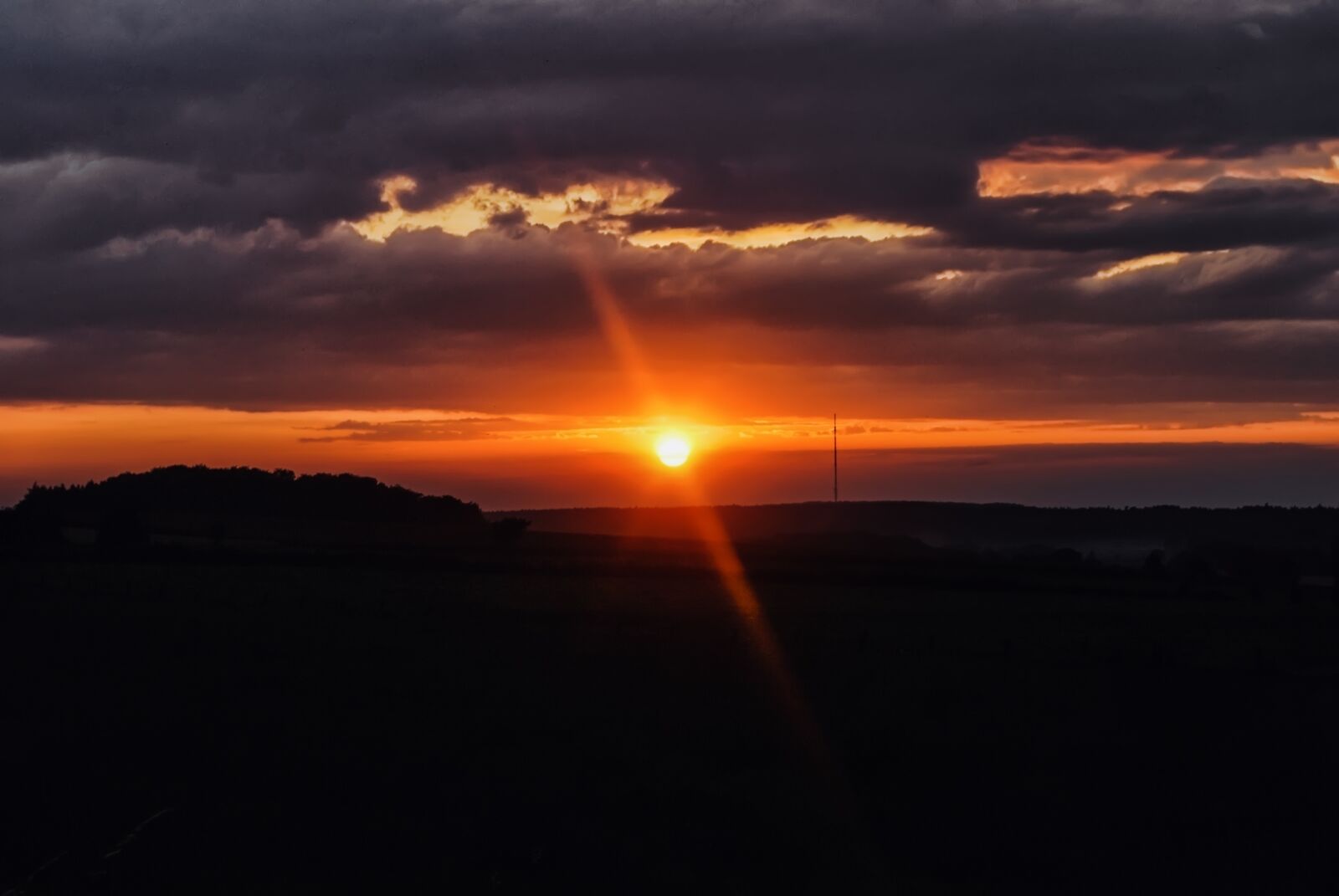 Nikon D60 sample photo. Sunset, nature, sun photography