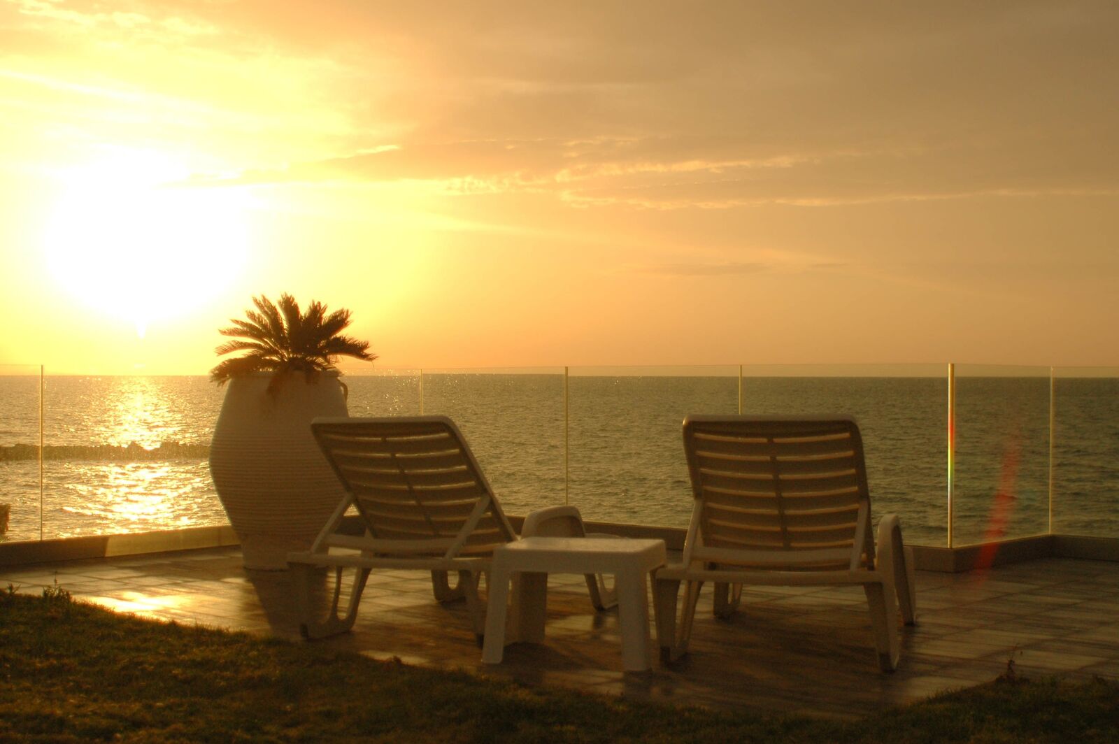Nikon D70 sample photo. Sunset, sea, calm photography
