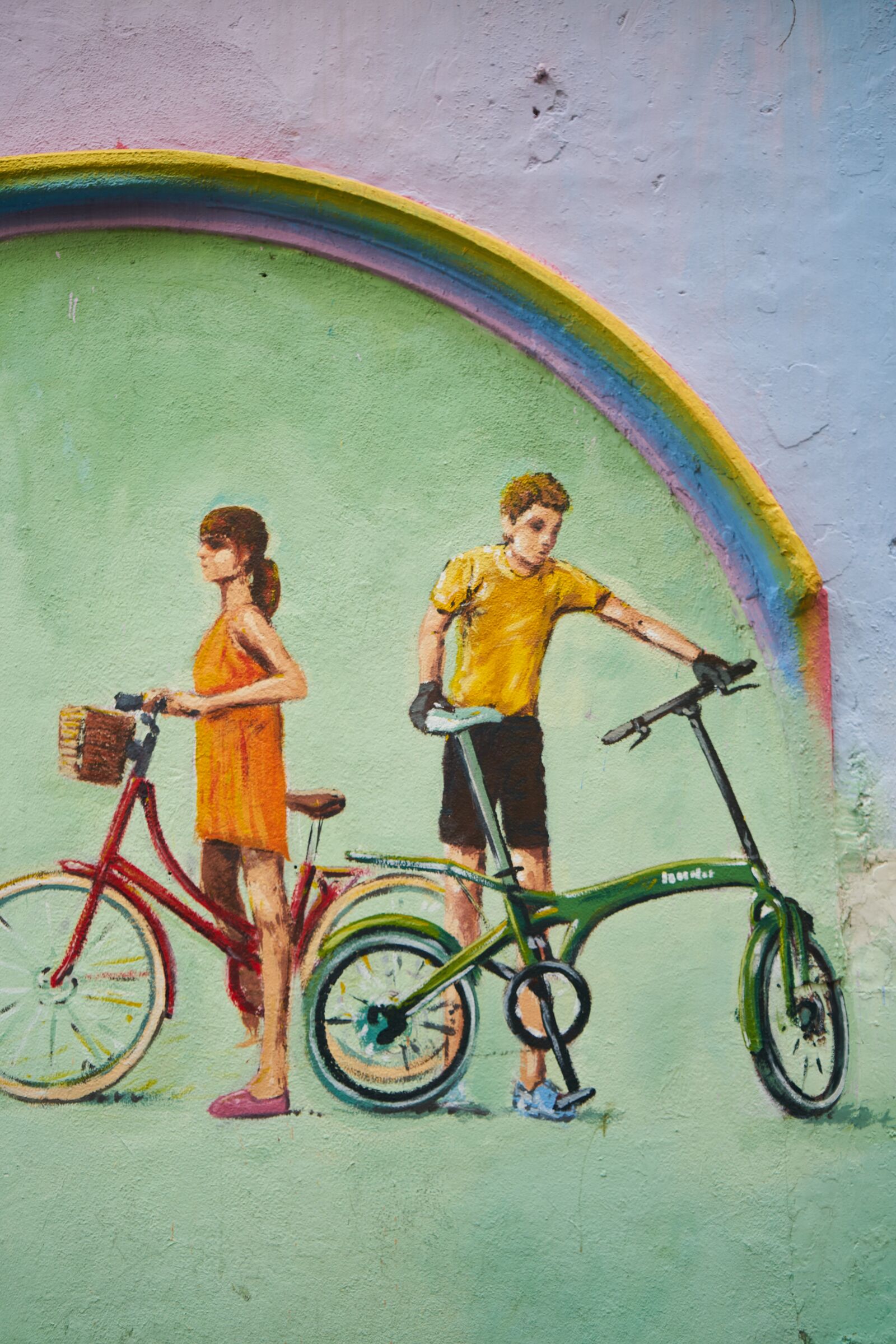 Sony a7R II sample photo. Graffiti, bicycle, wall photography