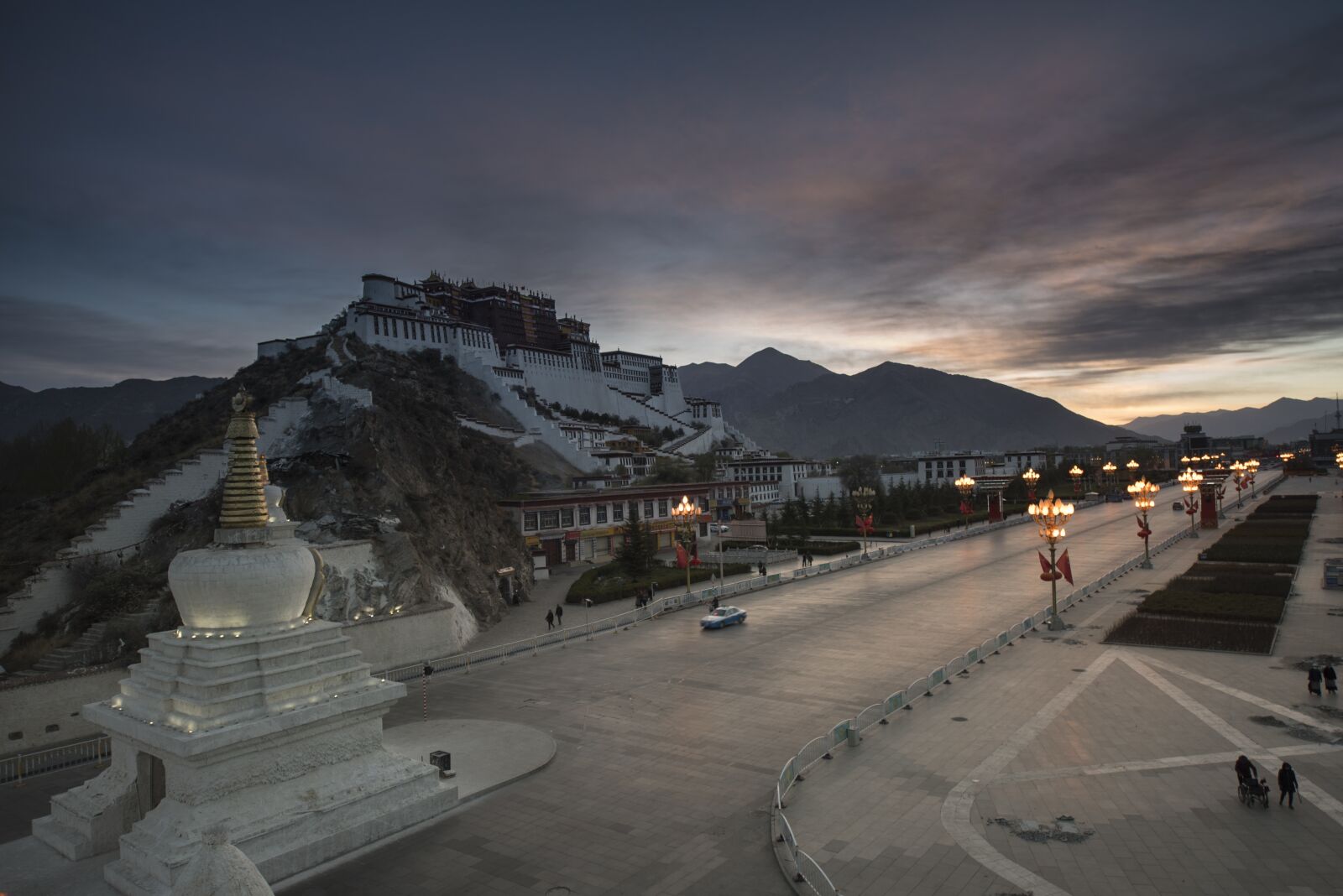 Nikon D750 sample photo. The potala palace, twilight photography