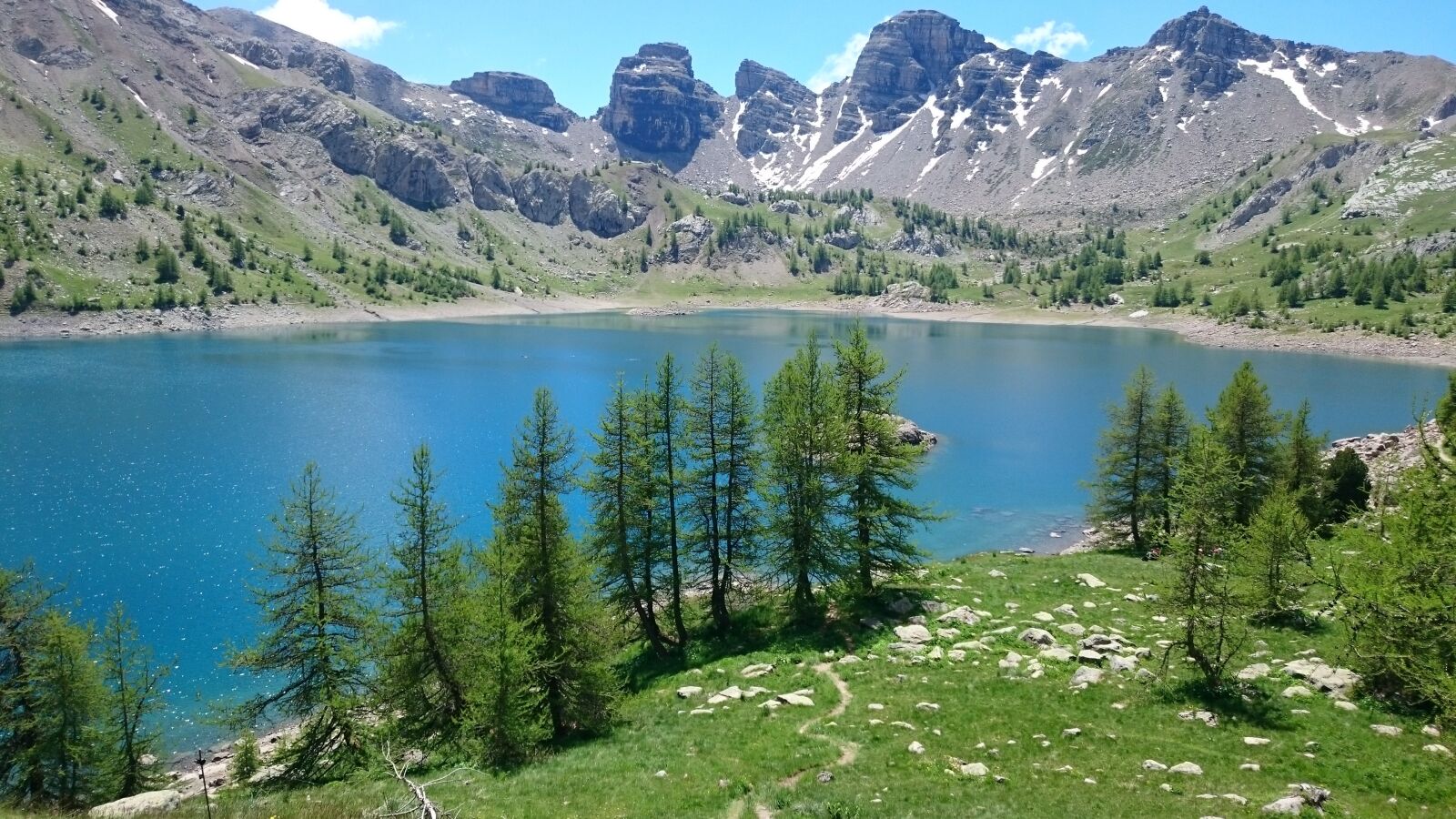 Sony Xperia Z3 sample photo. Allos lake, southern alps photography