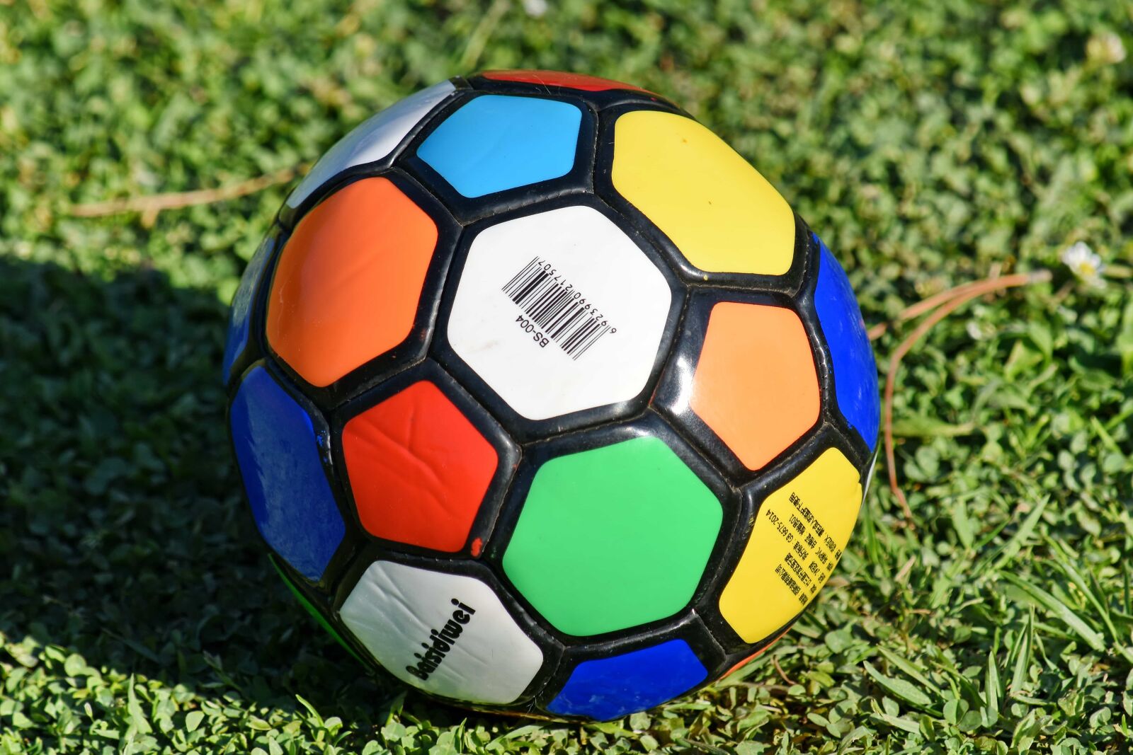 Nikon D5500 sample photo. Colourful, football, soccer ball photography