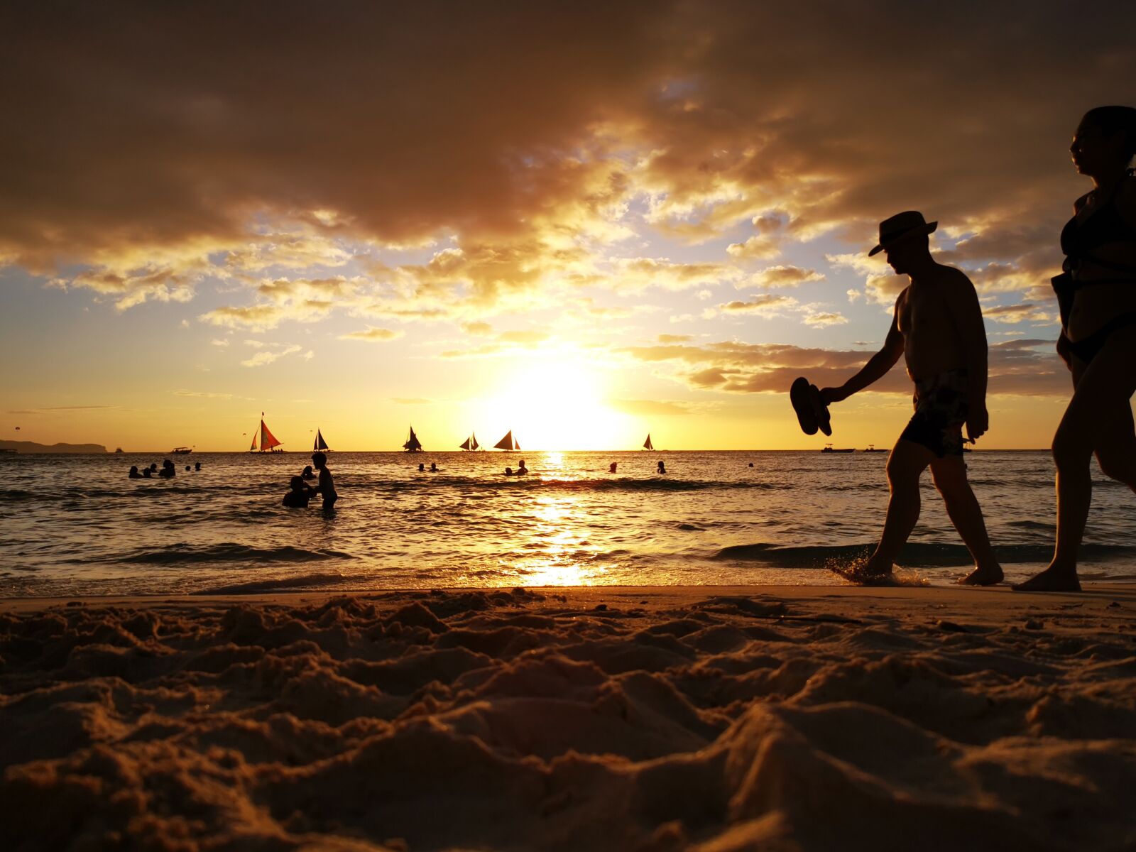 HUAWEI Mate 20 Pro sample photo. Beach, twilight, sunset photography