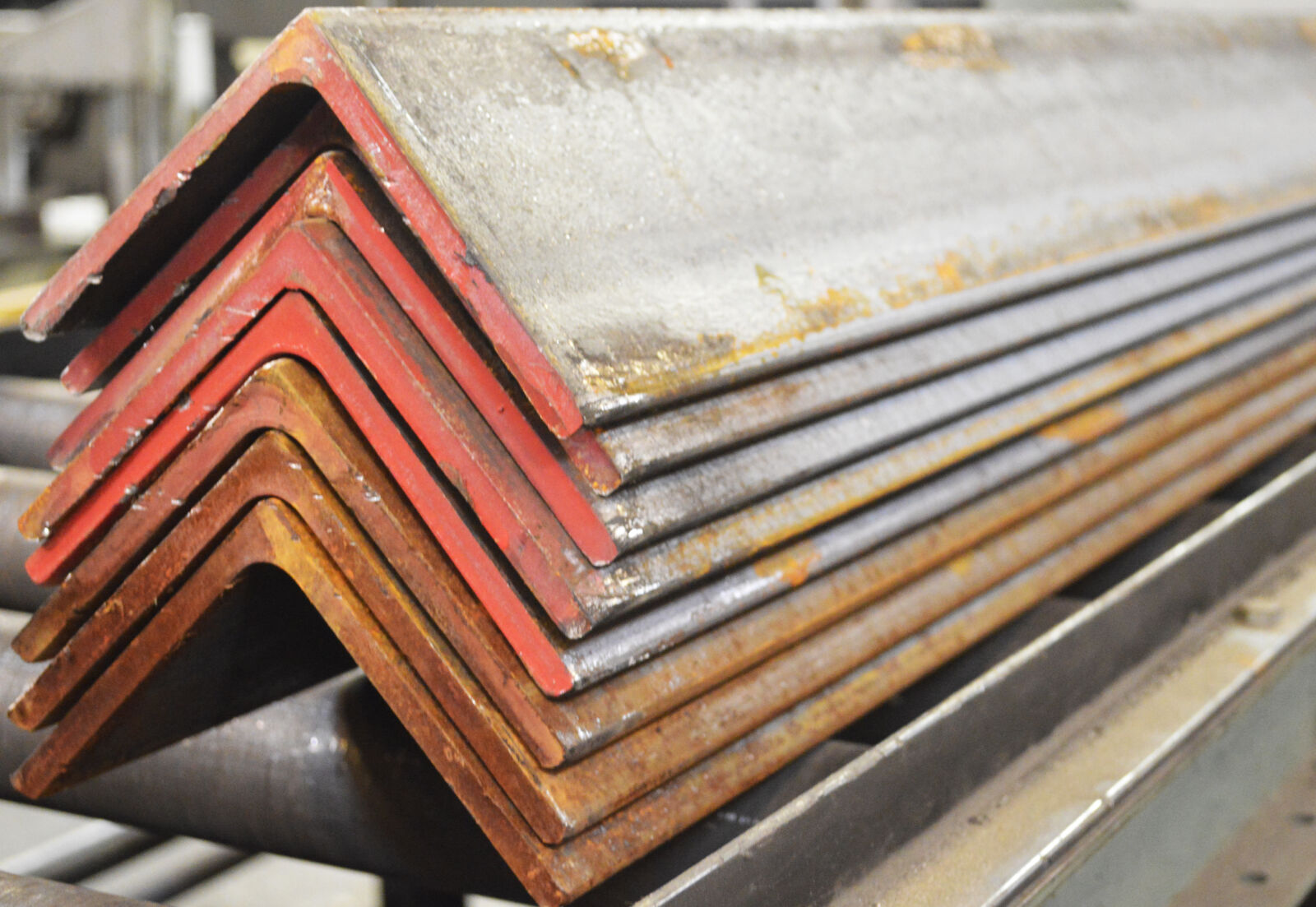 Nikon D3200 sample photo. Angle, conveyor, corner, metal photography